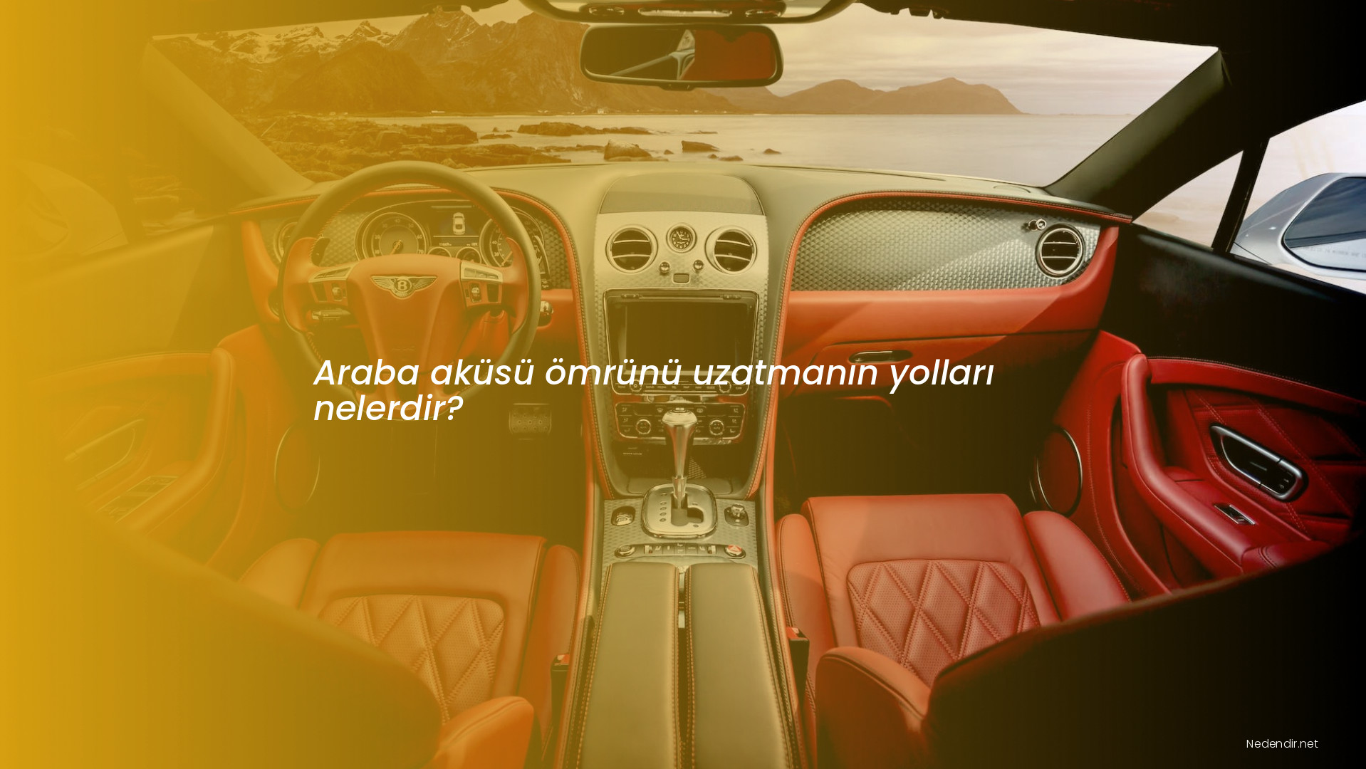 Araba aküsü ömrünü uzatmanın yolları nelerdir?