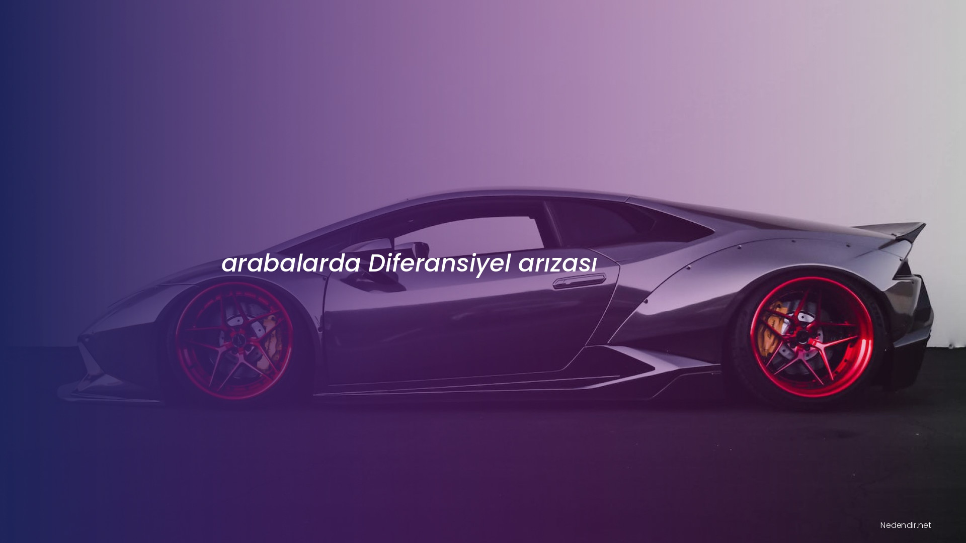 arabalarda Diferansiyel arızası