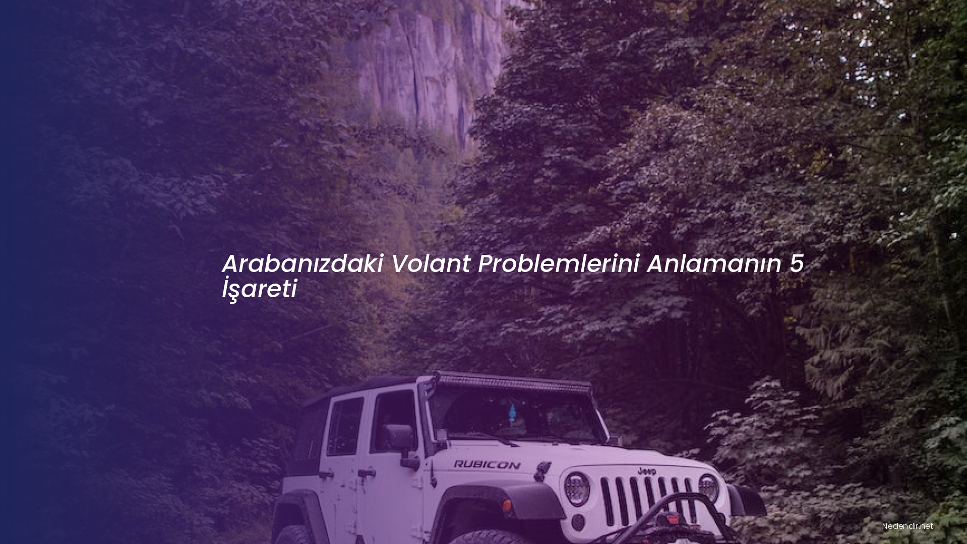 Arabanızdaki Volant Problemlerini Anlamanın 5 İşareti