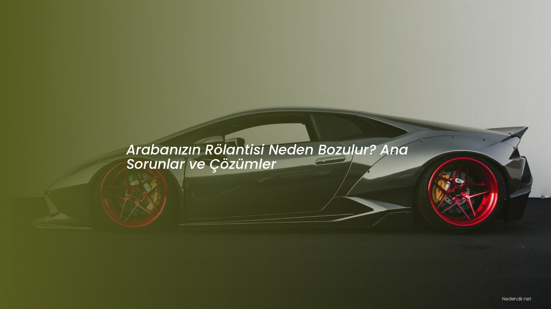 Arabanızın Rölantisi Neden Bozulur? Ana Sorunlar ve Çözümler