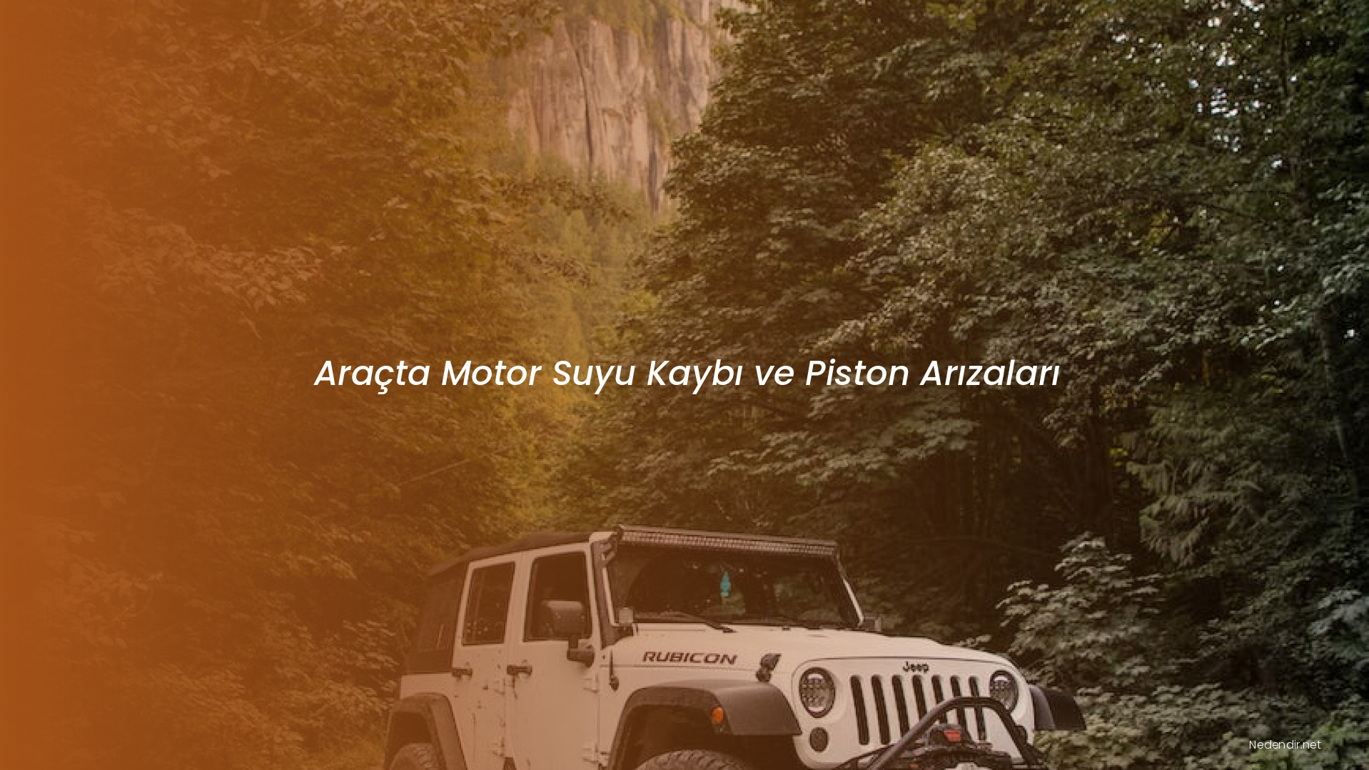 Araçta Motor Suyu Kaybı ve Piston Arızaları