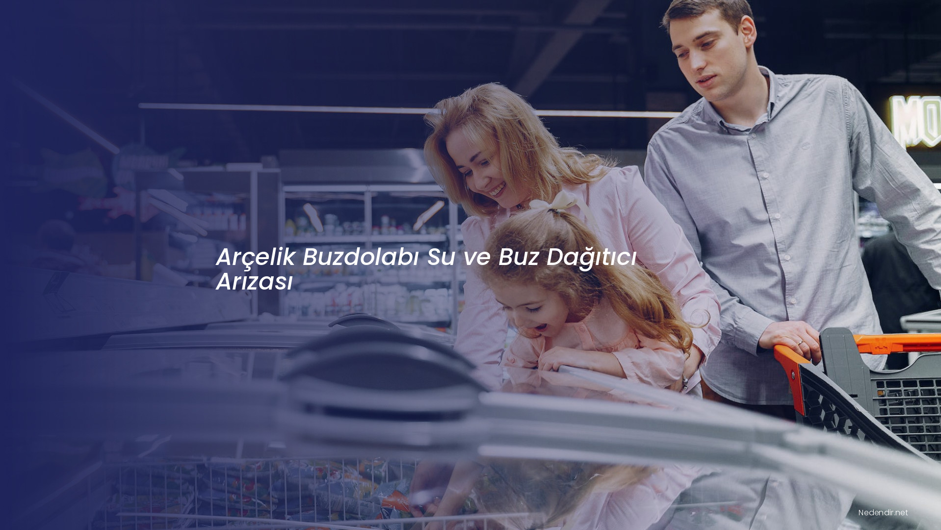 Arçelik Buzdolabı Su ve Buz Dağıtıcı Arızası