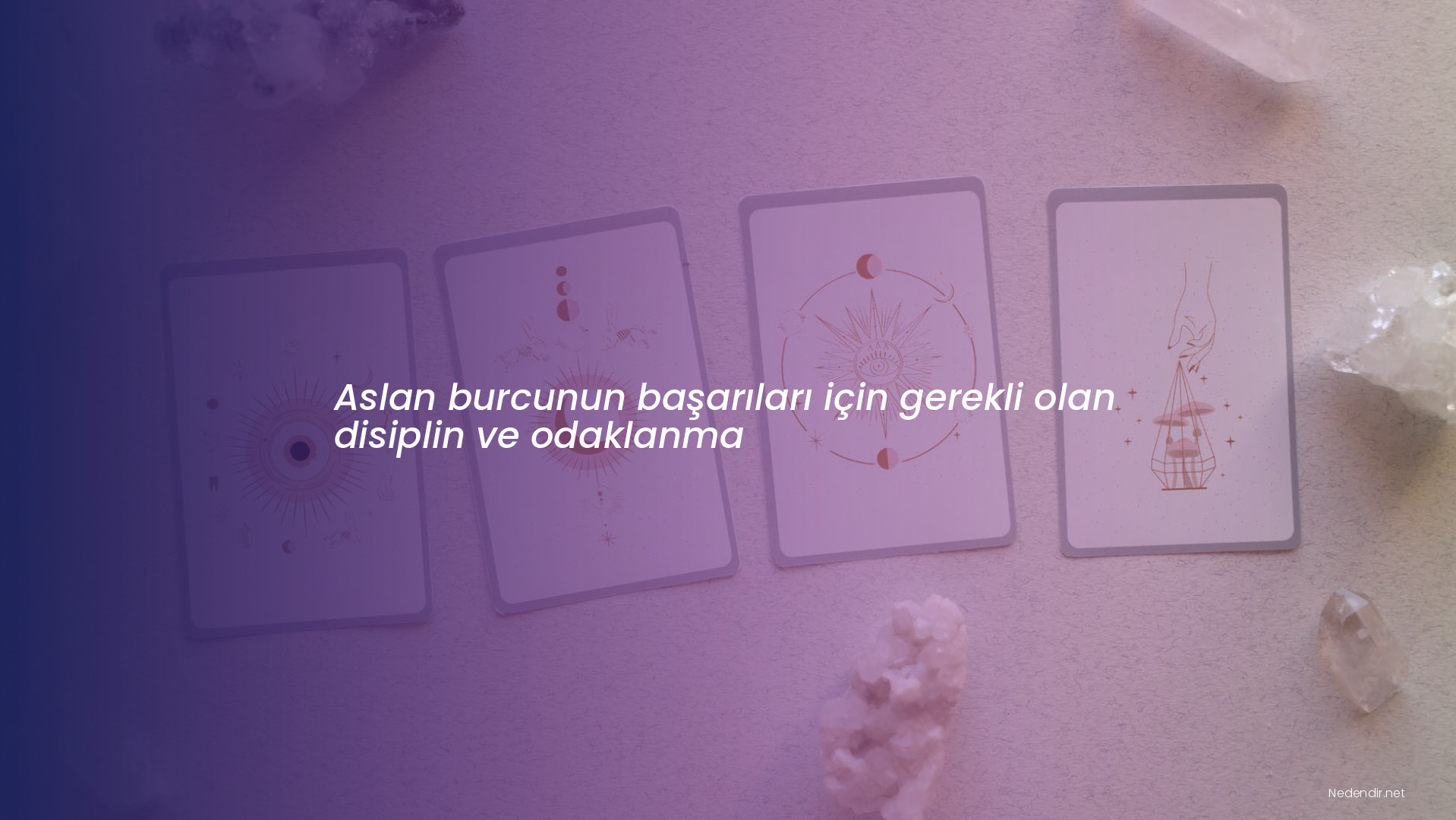 Aslan burcunun başarıları için gerekli olan disiplin ve odaklanma