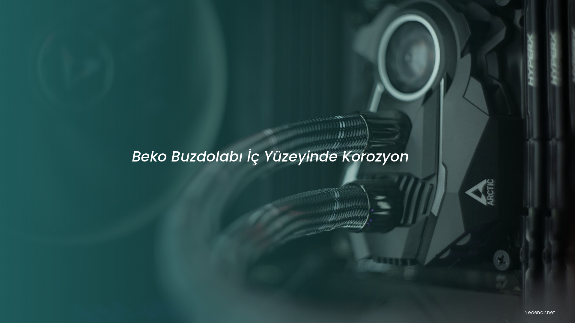 Beko Buzdolabı İç Yüzeyinde Korozyon