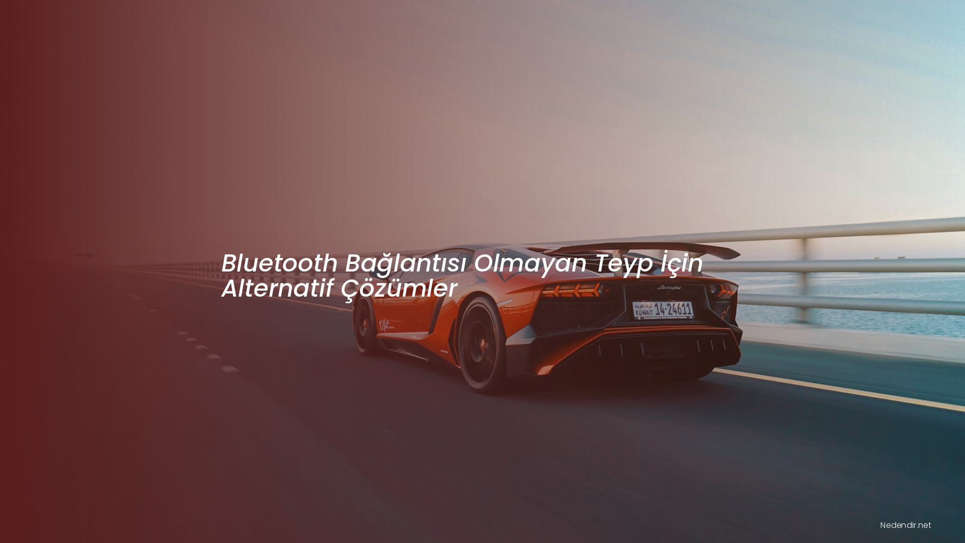 Bluetooth Bağlantısı Olmayan Teyp İçin Alternatif Çözümler
