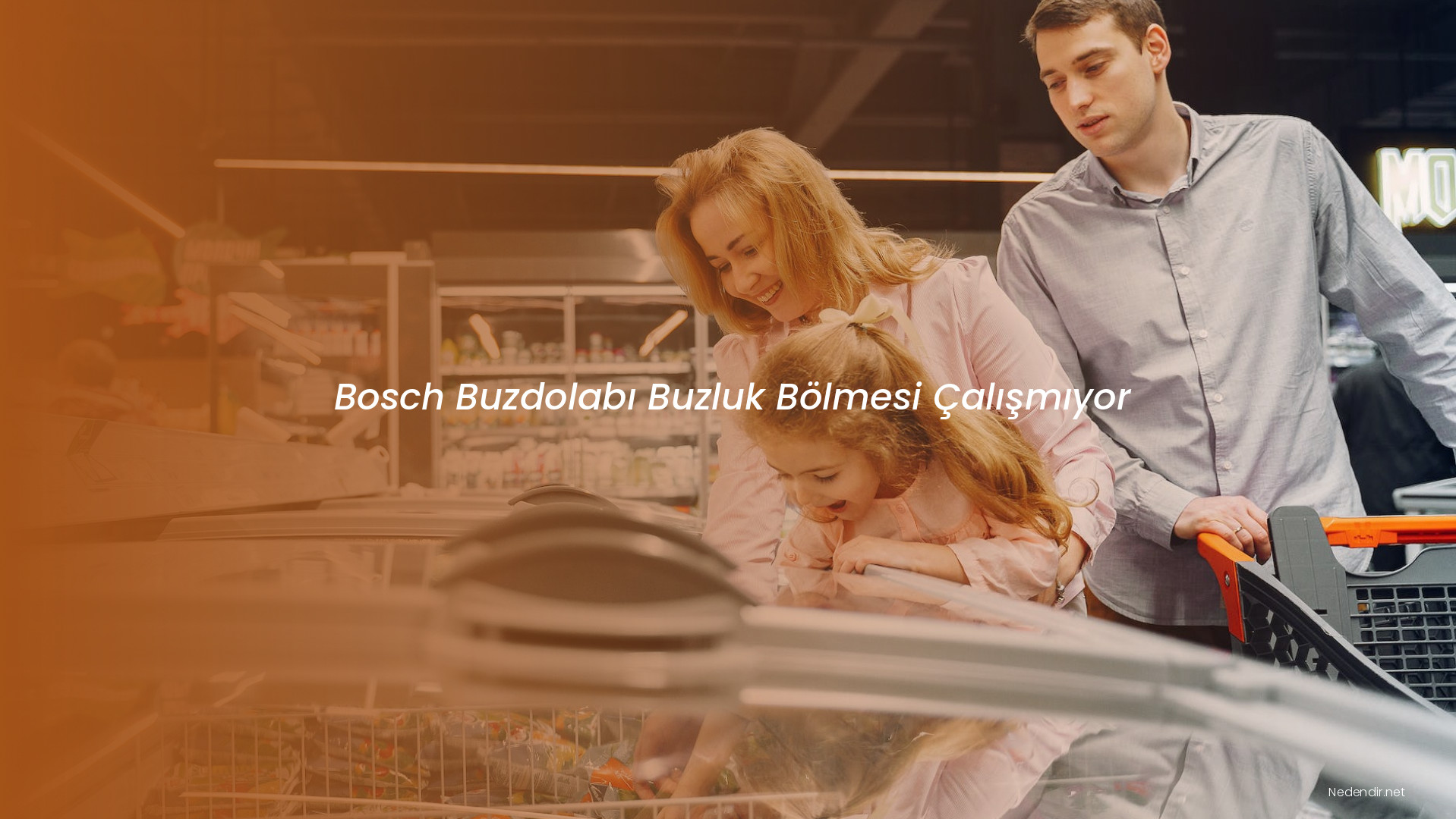 Bosch Buzdolabı Buzluk Bölmesi Çalışmıyor