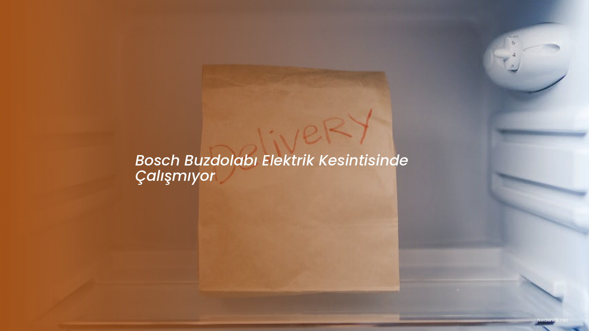 Bosch Buzdolabı Elektrik Kesintisinde Çalışmıyor