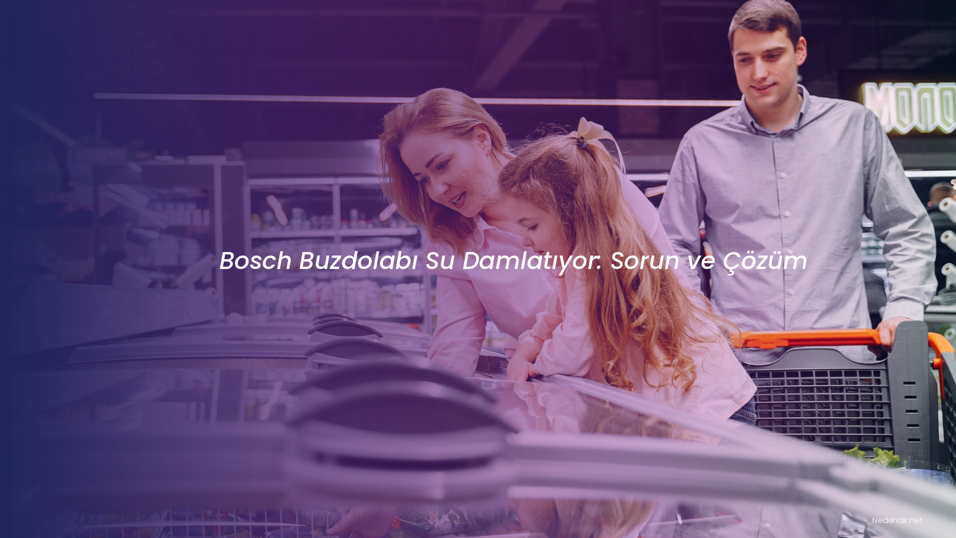 Bosch Buzdolabı Su Damlatıyor: Sorun ve Çözüm