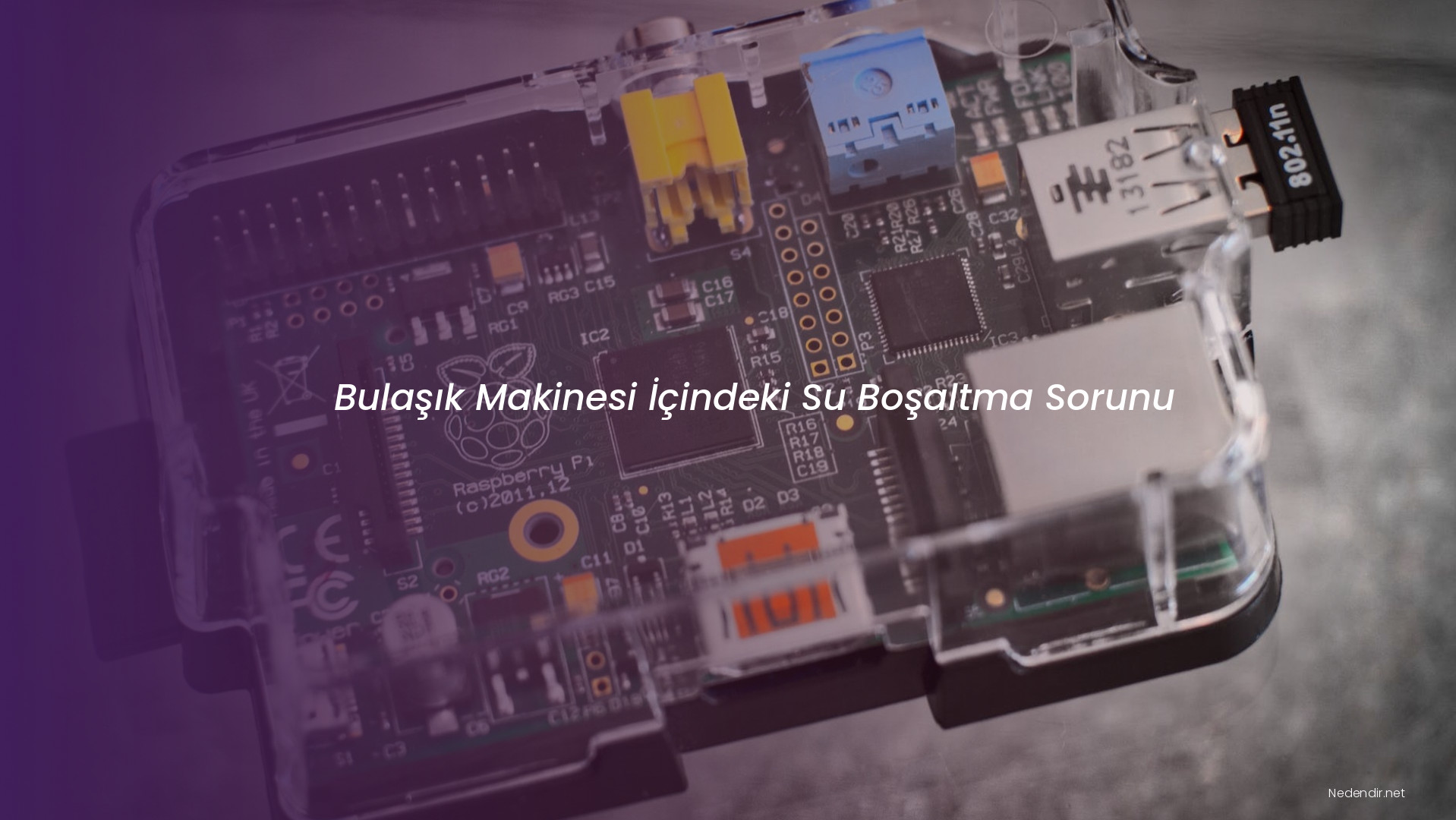 Bulaşık Makinesi İçindeki Su Boşaltma Sorunu