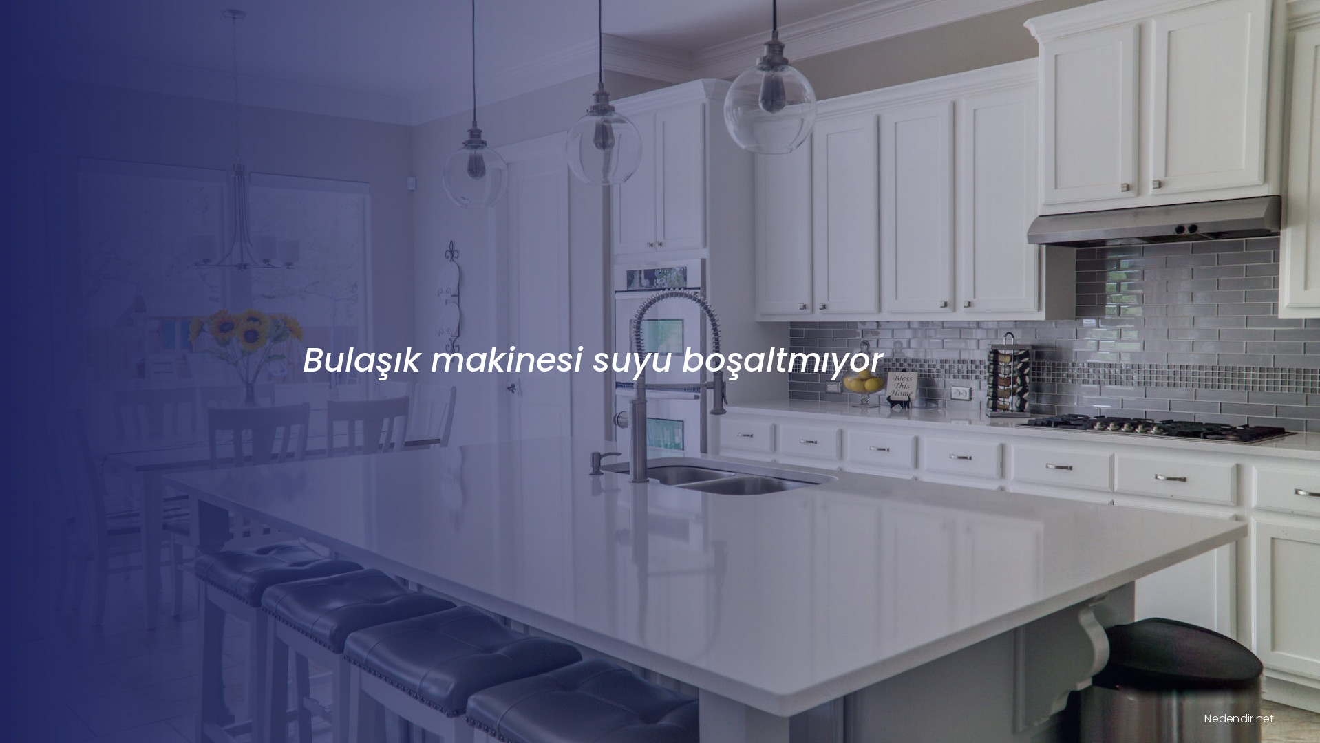 Bulaşık makinesi suyu boşaltmıyor