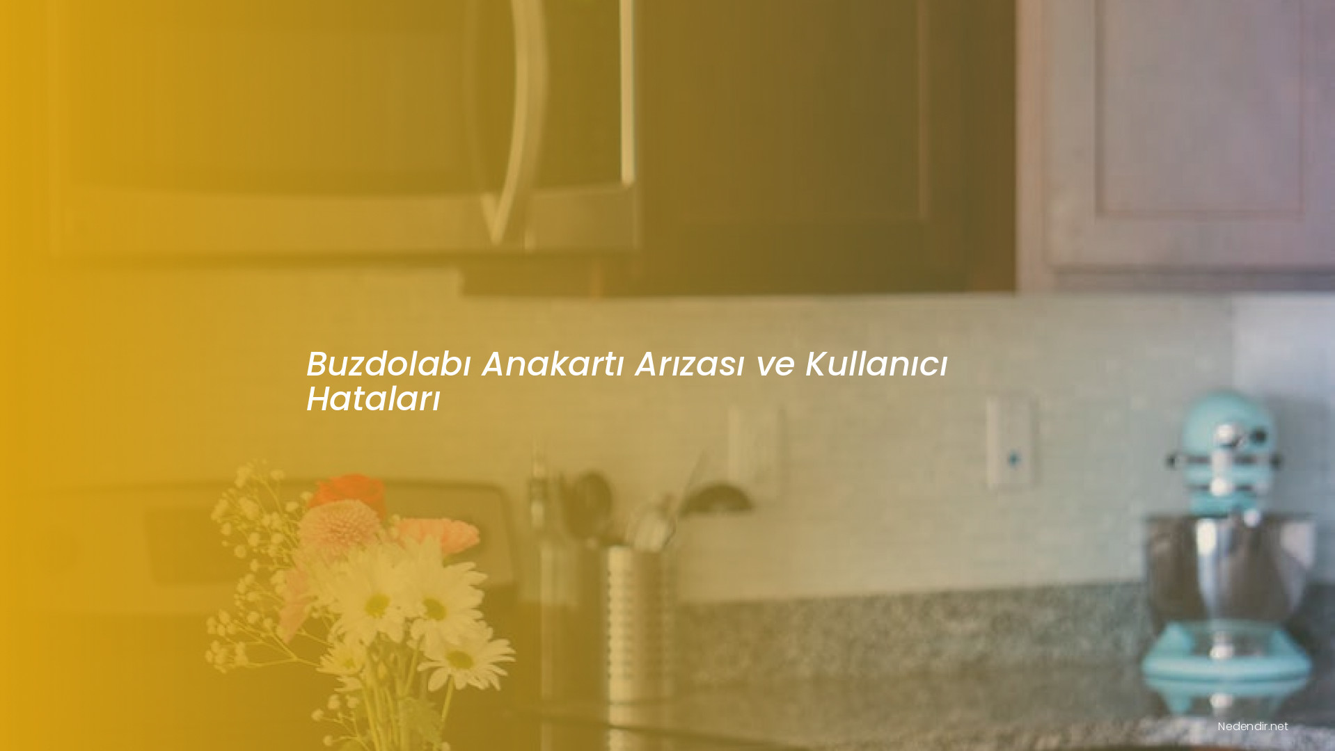 Buzdolabı Anakartı Arızası ve Kullanıcı Hataları