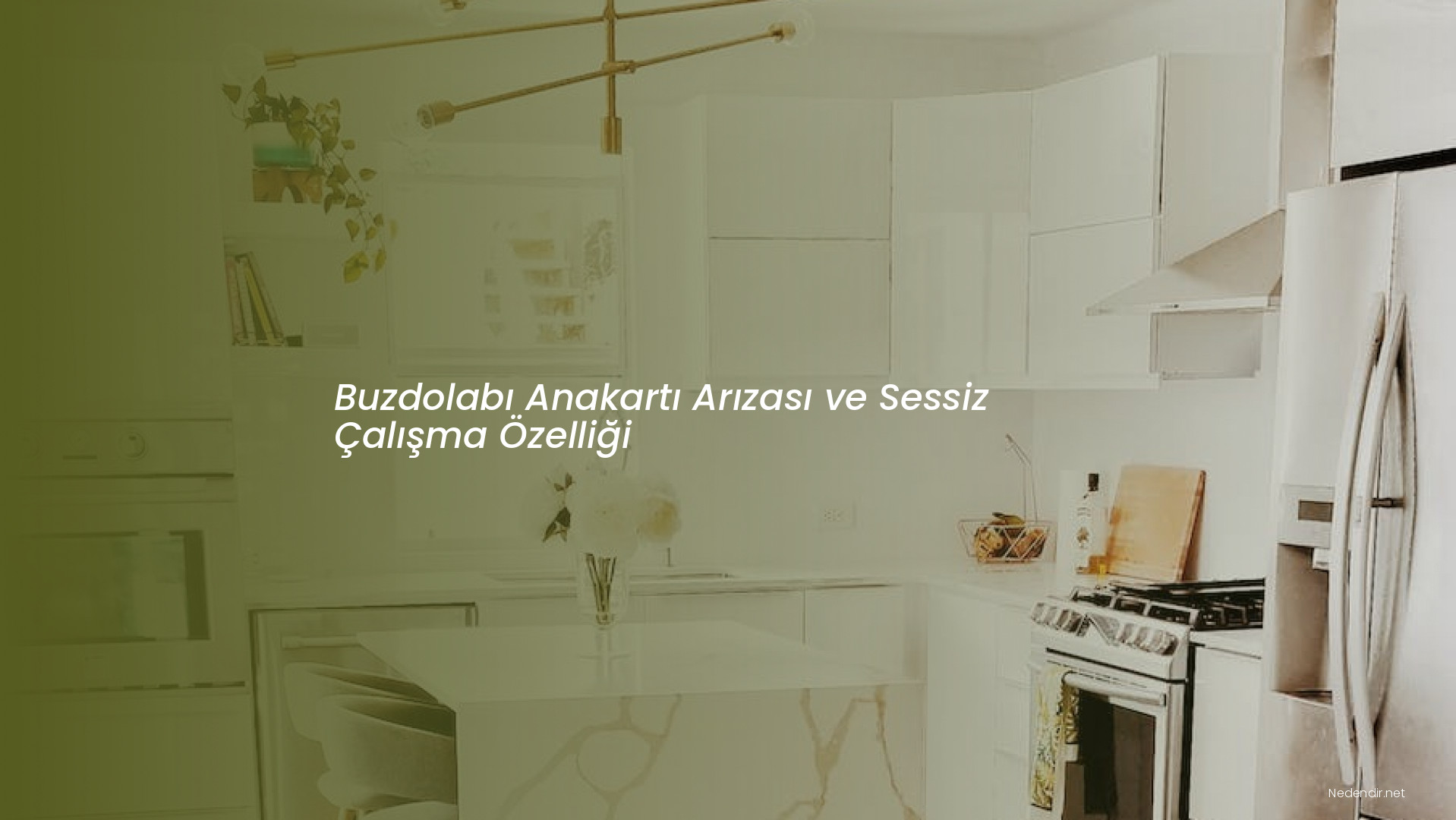 Buzdolabı Anakartı Arızası ve Sessiz Çalışma Özelliği