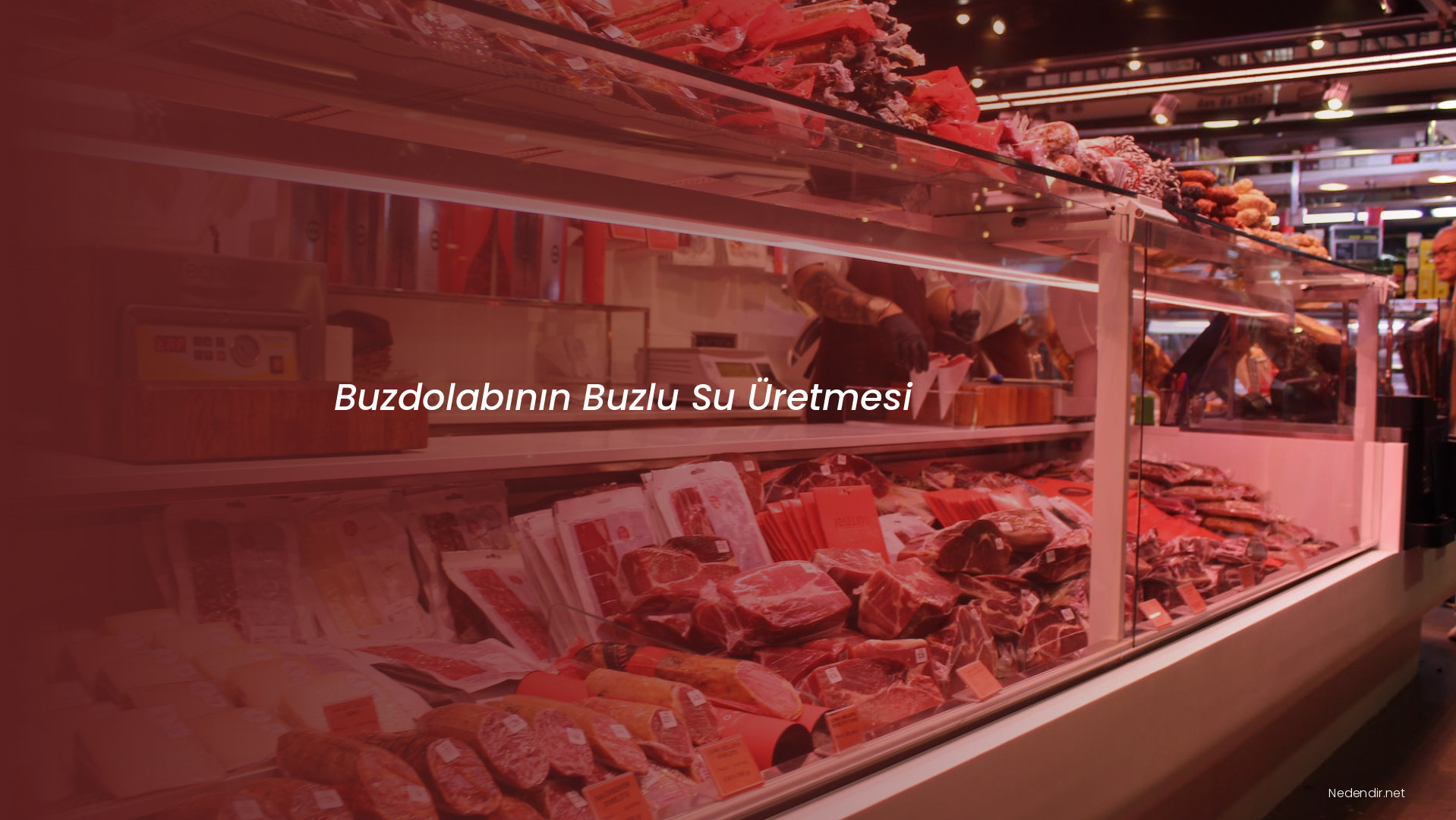 Buzdolabının Buzlu Su Üretmesi