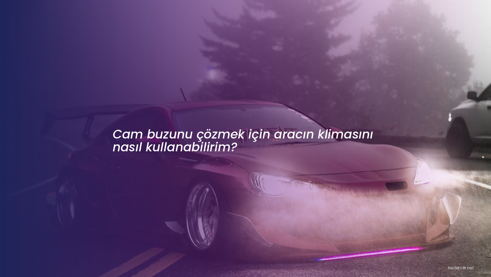 Cam buzunu çözmek için aracın klimasını nasıl kullanabilirim?