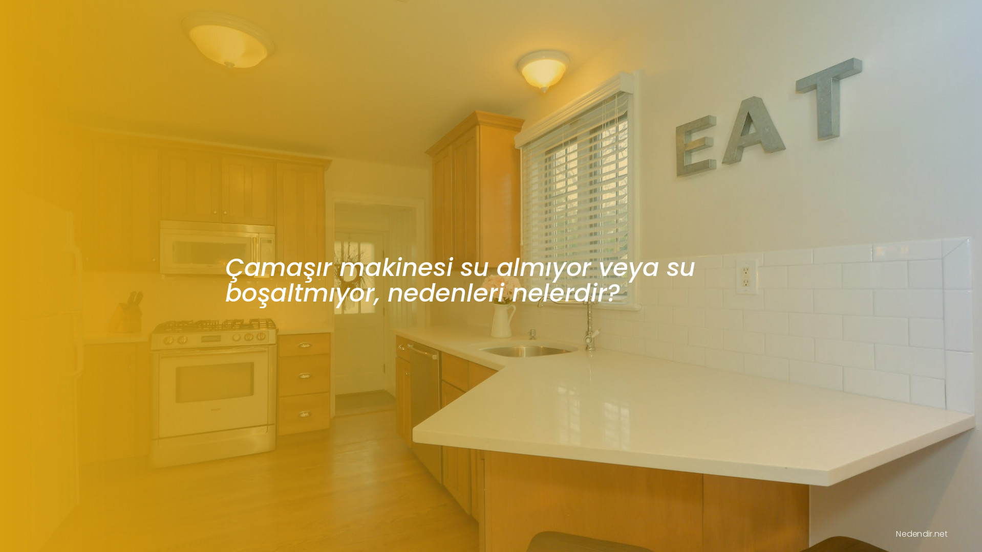 Çamaşır makinesi su almıyor veya su boşaltmıyor, nedenleri nelerdir?