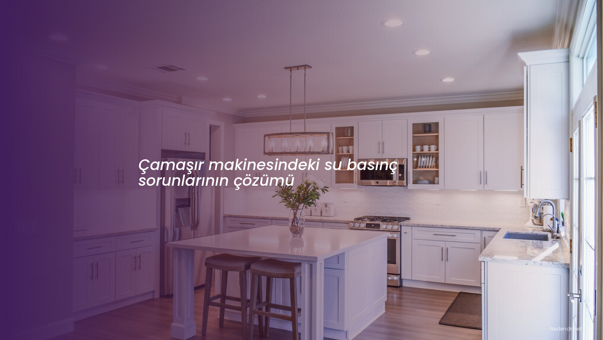 Çamaşır makinesindeki su basınç sorunlarının çözümü