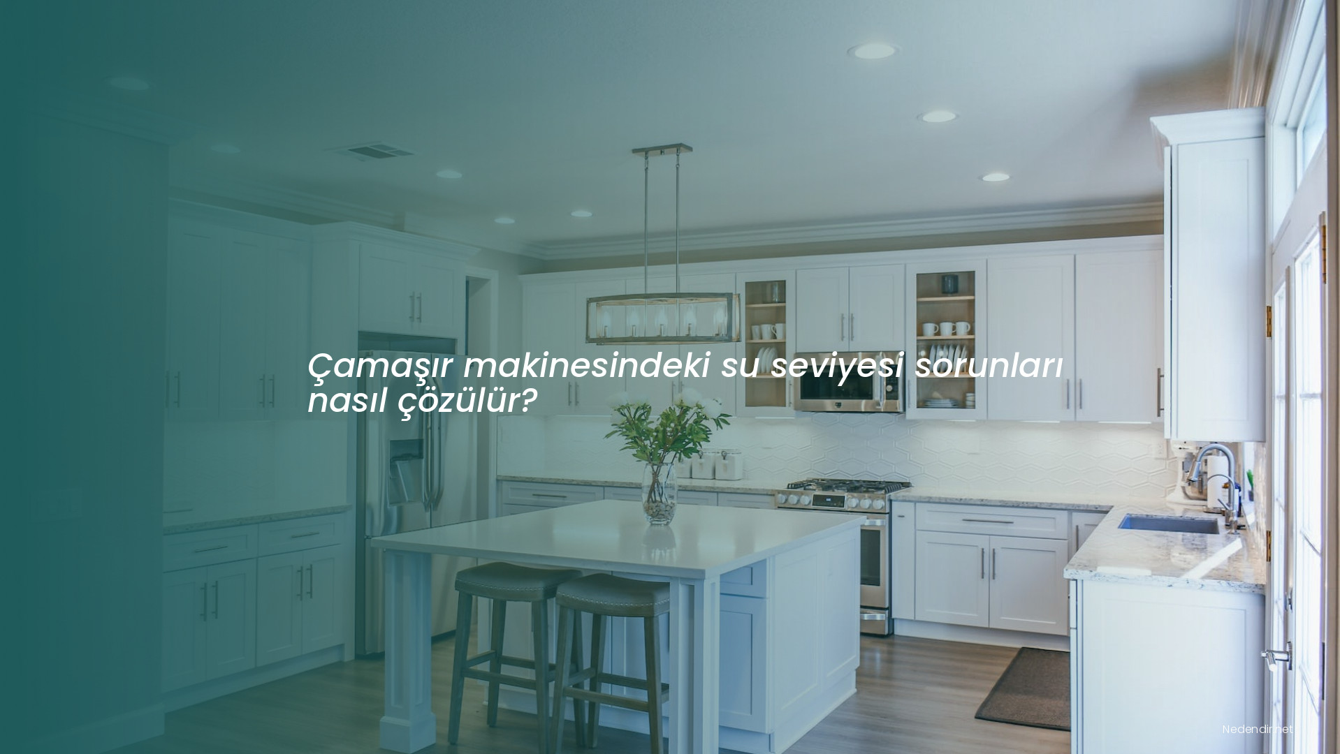 Çamaşır makinesindeki su seviyesi sorunları nasıl çözülür?