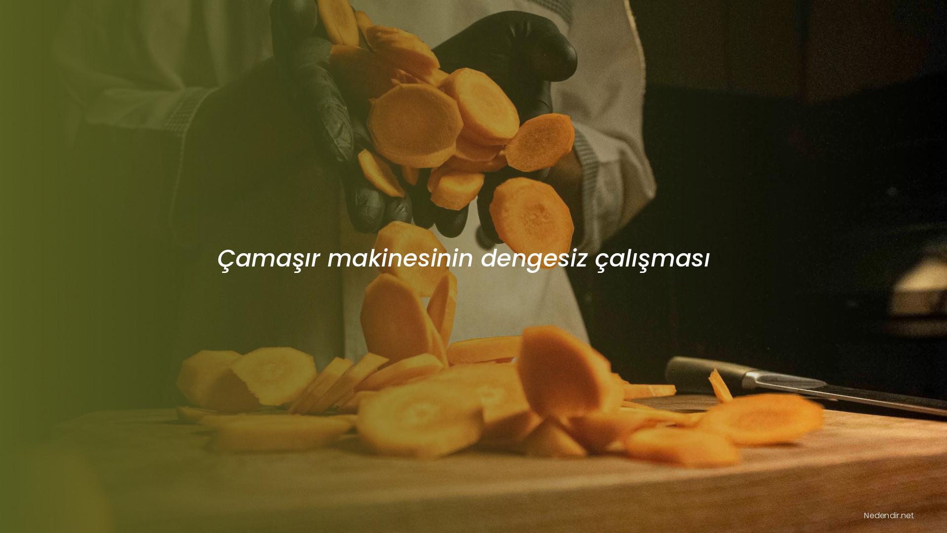 Çamaşır makinesinin dengesiz çalışması