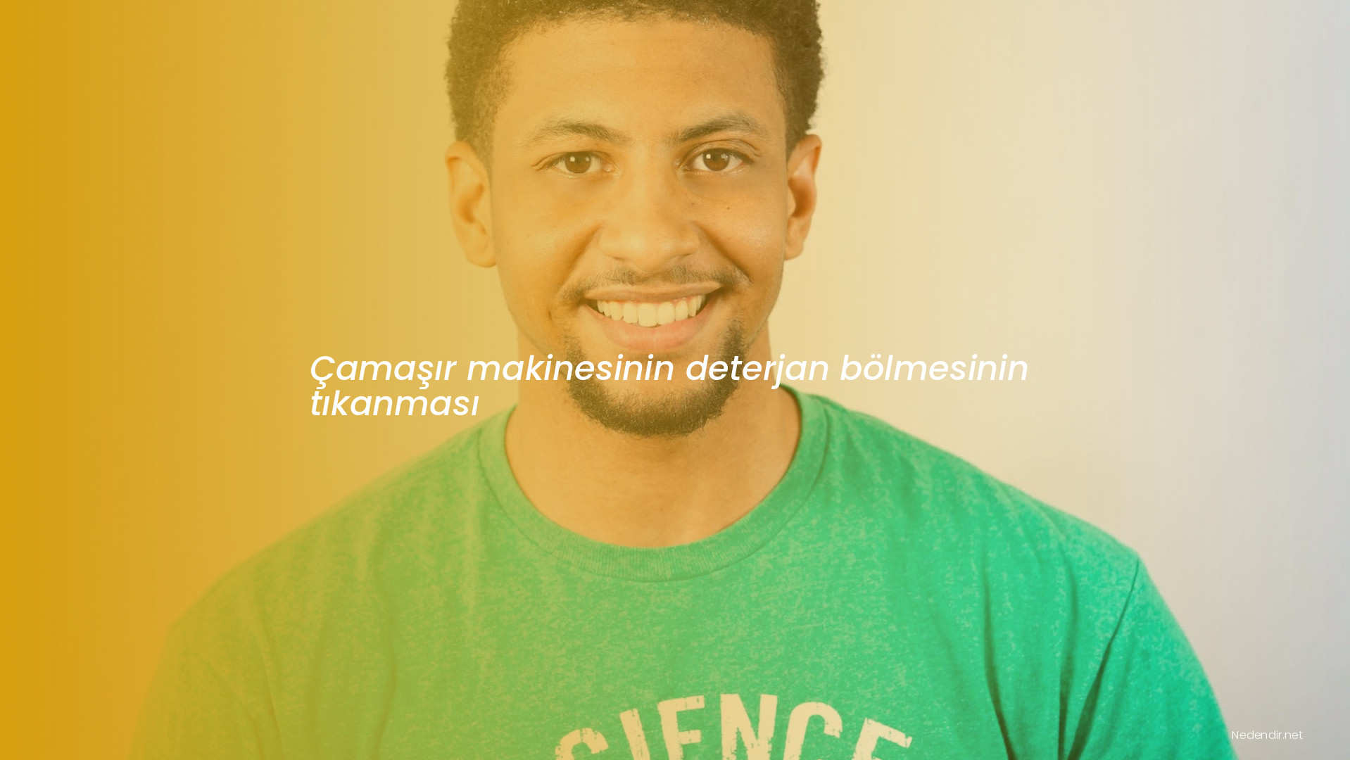 Çamaşır makinesinin deterjan bölmesinin tıkanması