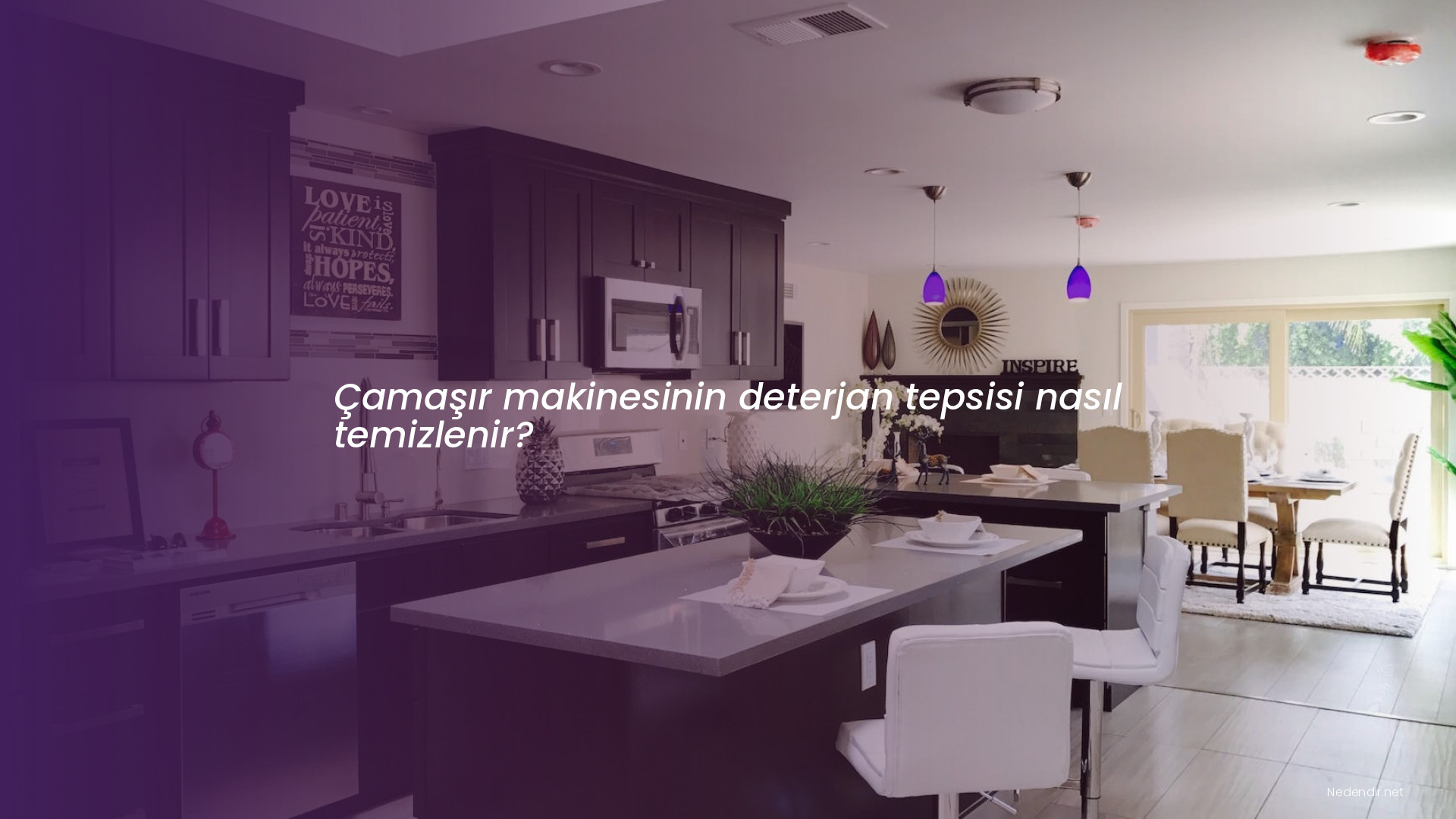 Çamaşır makinesinin deterjan tepsisi nasıl temizlenir?