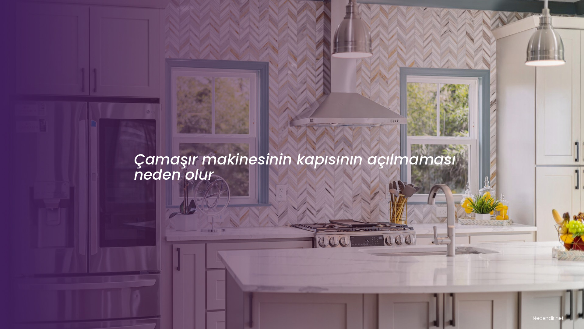 Çamaşır makinesinin kapısının açılmaması neden olur
