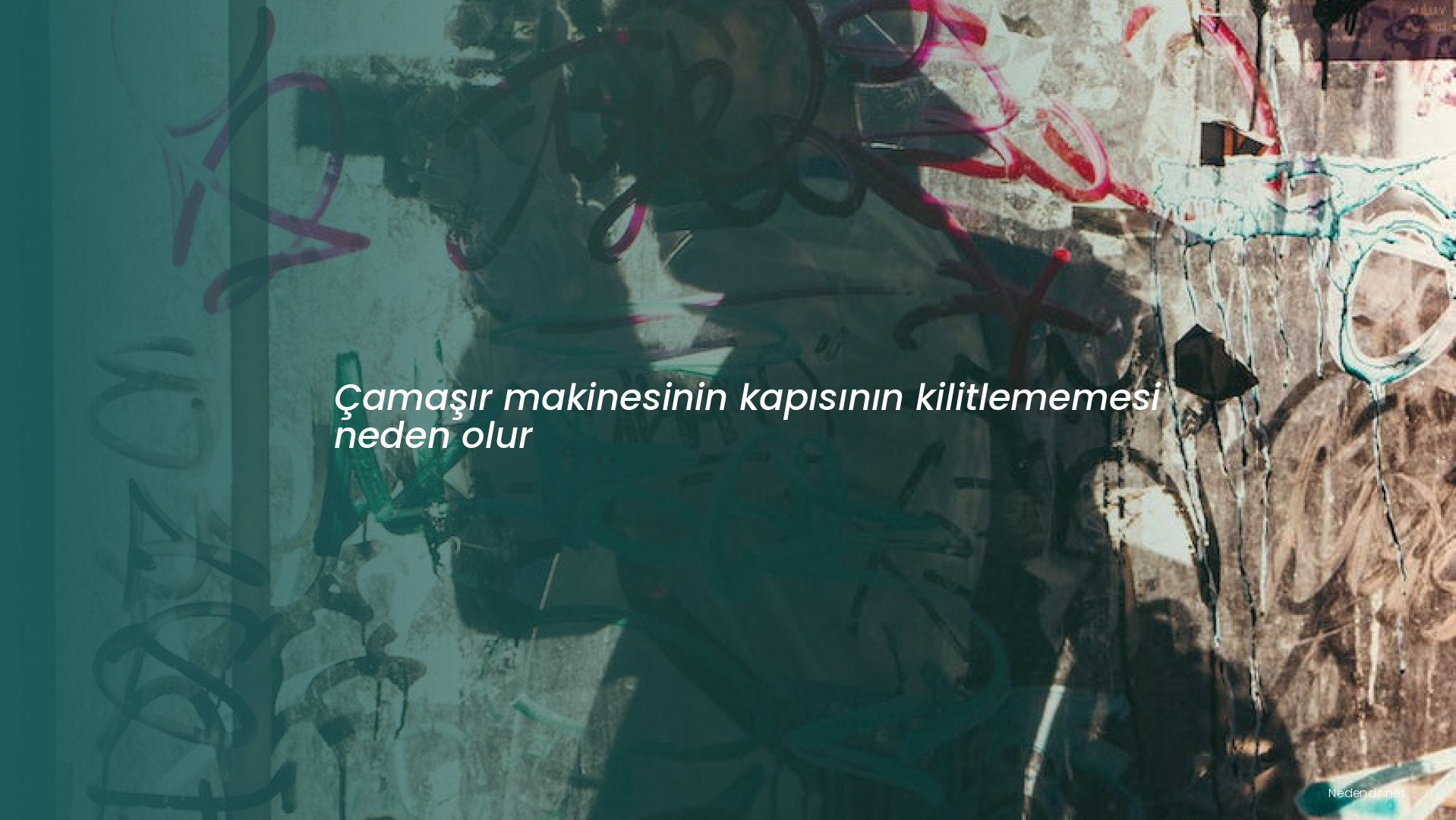 Çamaşır makinesinin kapısının kilitlememesi neden olur