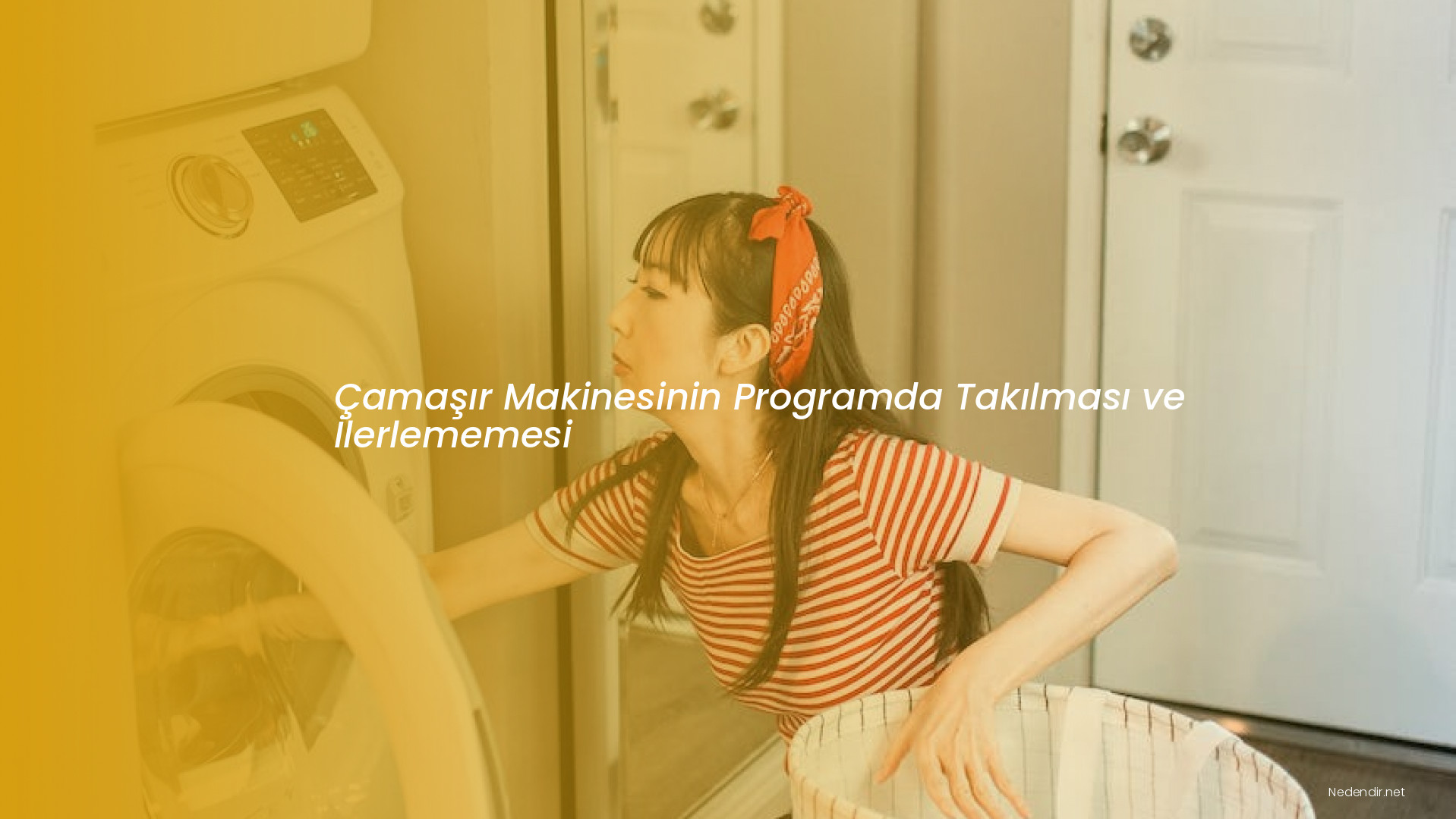 Çamaşır Makinesinin Programda Takılması ve İlerlememesi