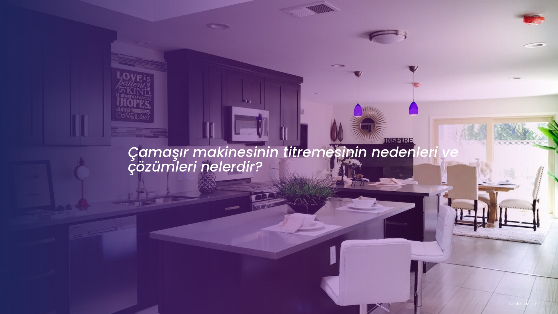 Çamaşır makinesinin titremesinin nedenleri ve çözümleri nelerdir?