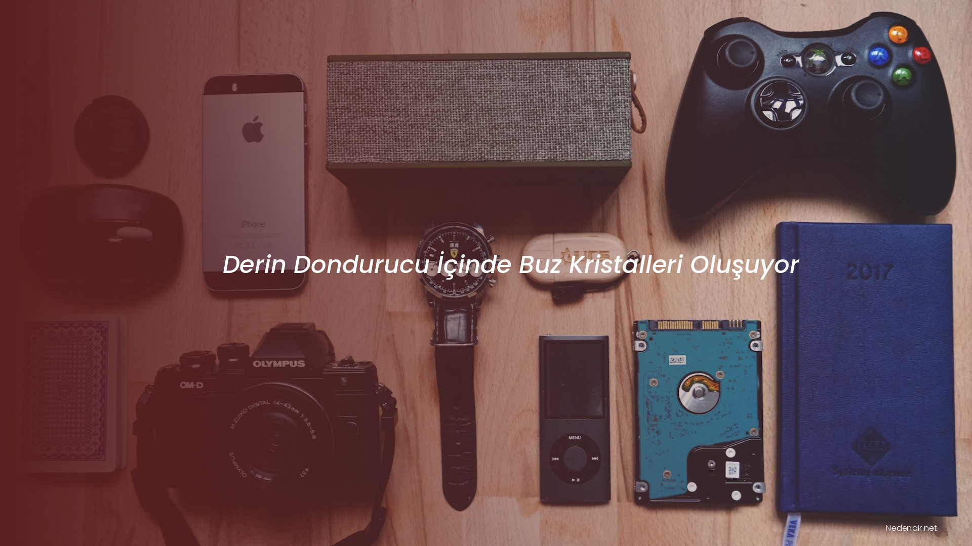 Derin Dondurucu İçinde Buz Kristalleri Oluşuyor