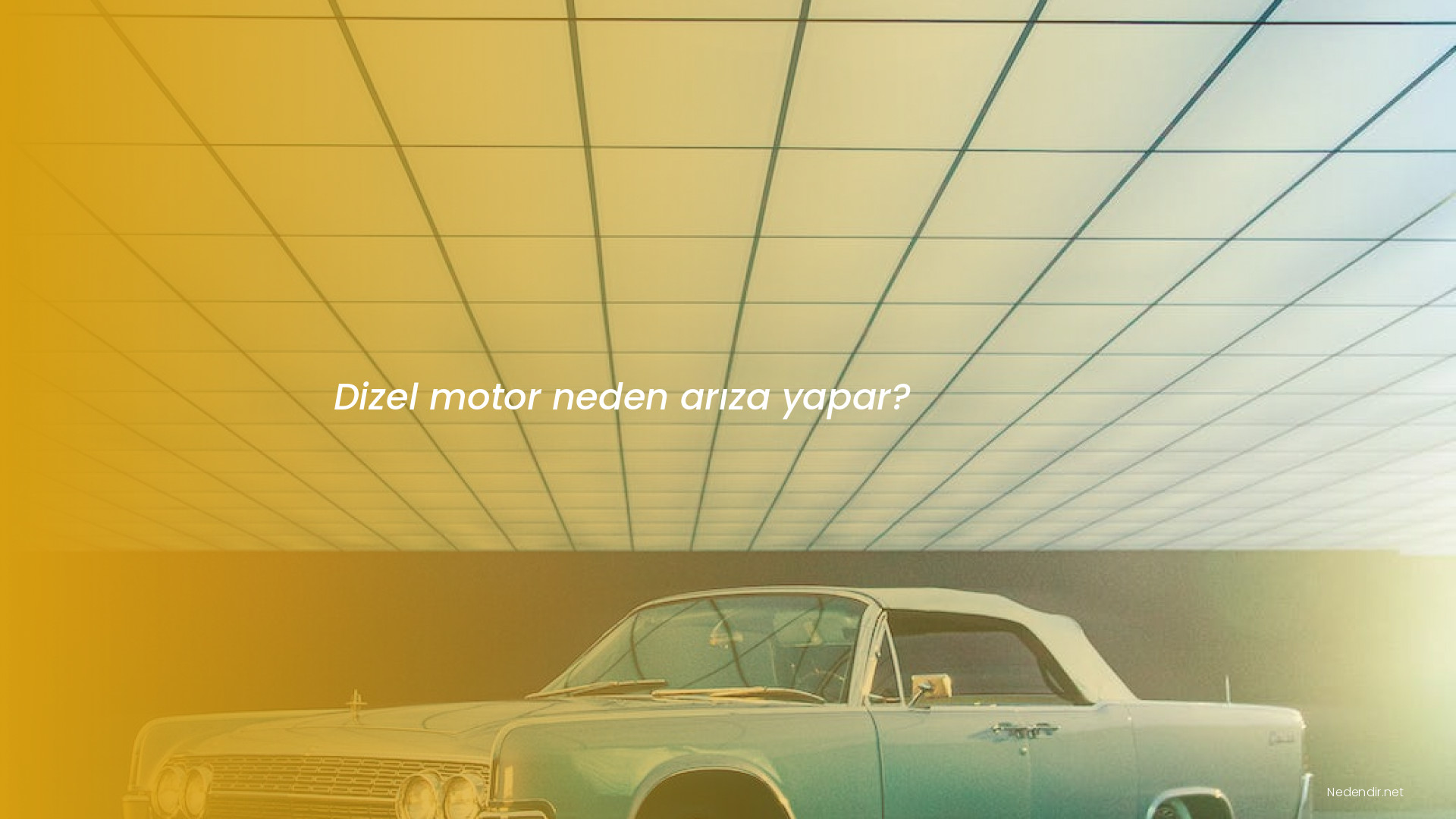 Dizel motor neden arıza yapar?