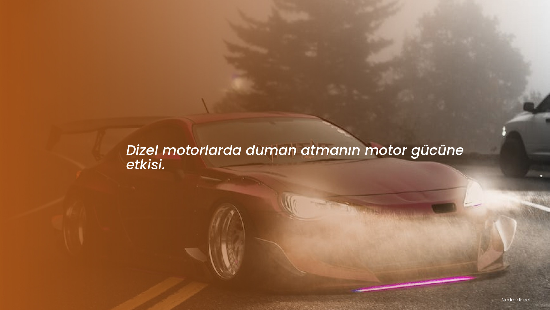 Dizel motorlarda duman atmanın motor gücüne etkisi.