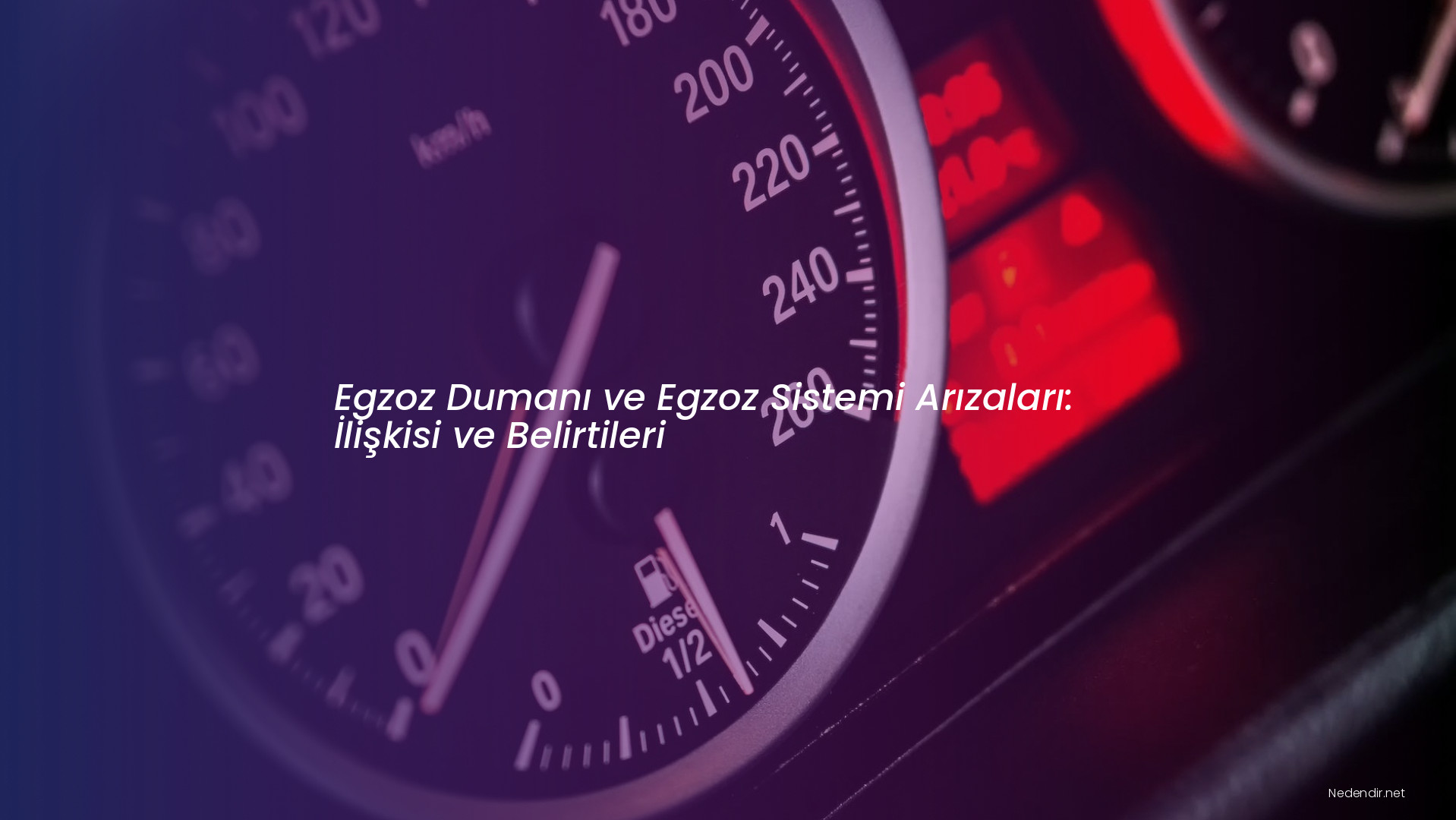 Egzoz Dumanı ve Egzoz Sistemi Arızaları: İlişkisi ve Belirtileri