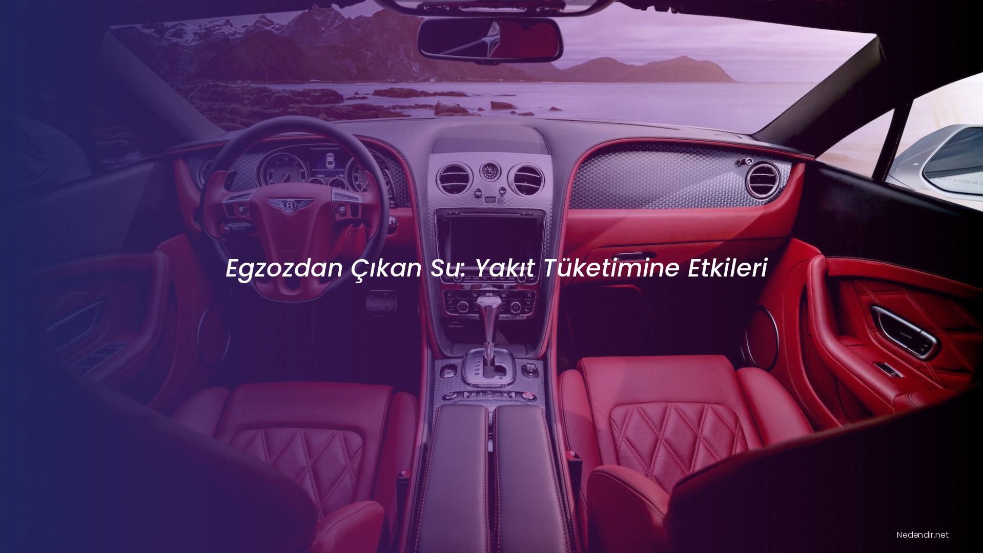 Egzozdan Çıkan Su: Yakıt Tüketimine Etkileri