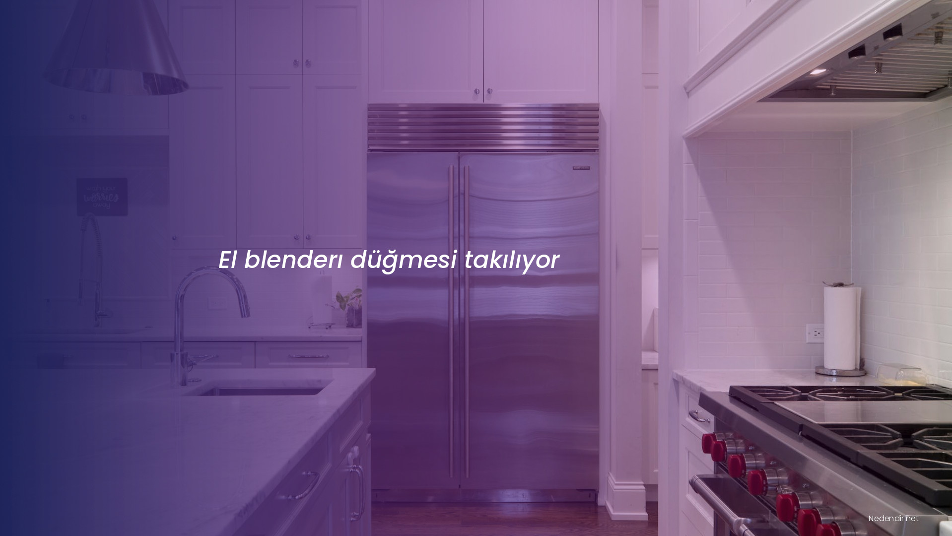 El blenderı düğmesi takılıyor