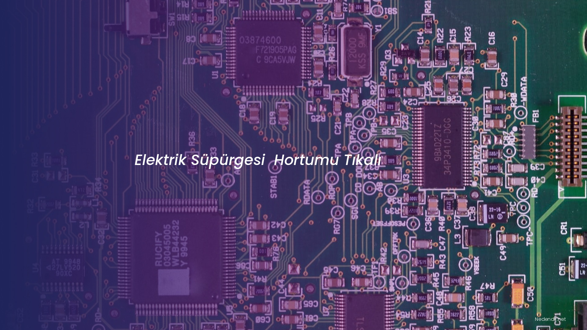 Elektrik Süpürgesi  Hortumu Tıkalı