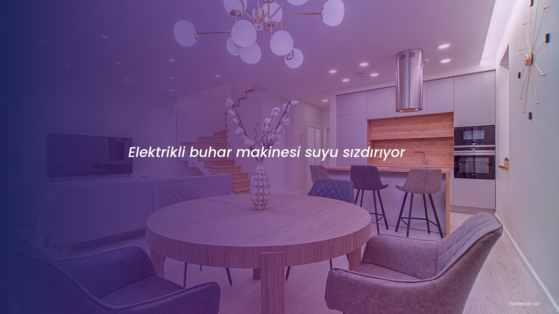 Elektrikli buhar makinesi suyu sızdırıyor