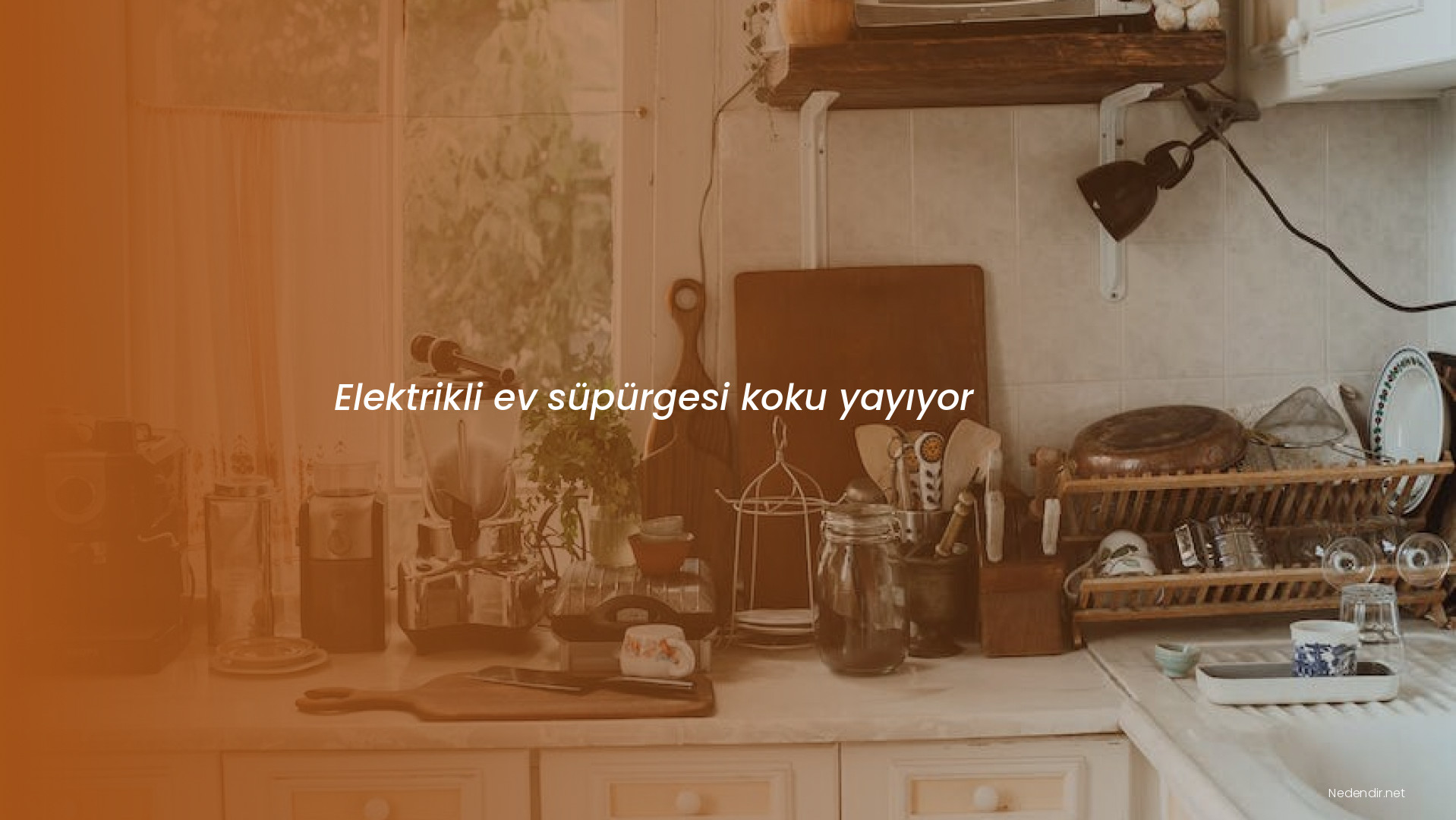 Elektrikli ev süpürgesi koku yayıyor
