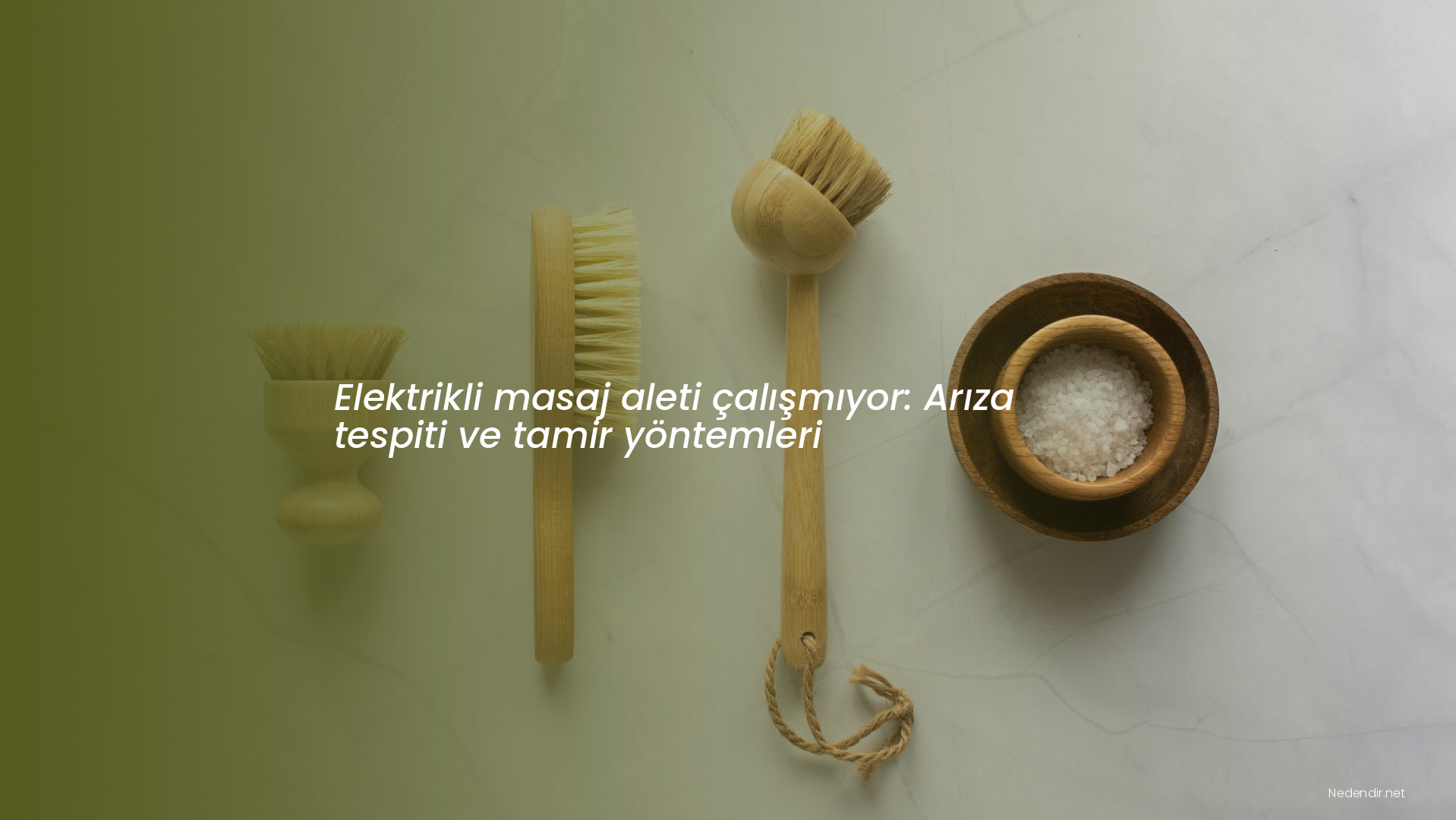 Elektrikli masaj aleti çalışmıyor: Arıza tespiti ve tamir yöntemleri