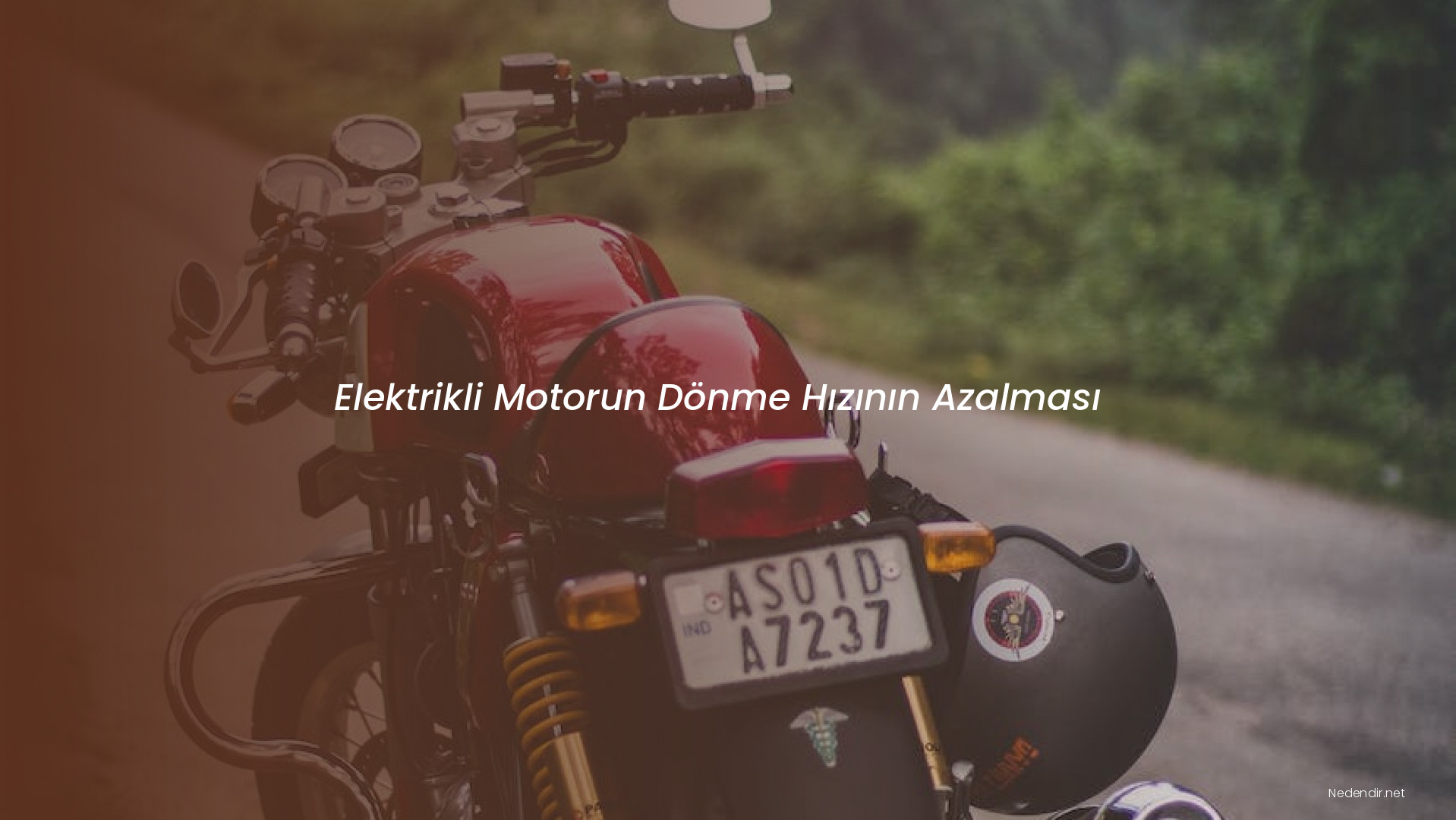 Elektrikli Motorun Dönme Hızının Azalması