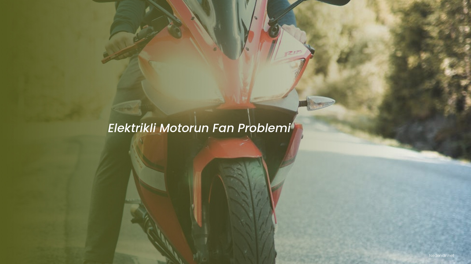 Elektrikli Motorun Fan Problemi