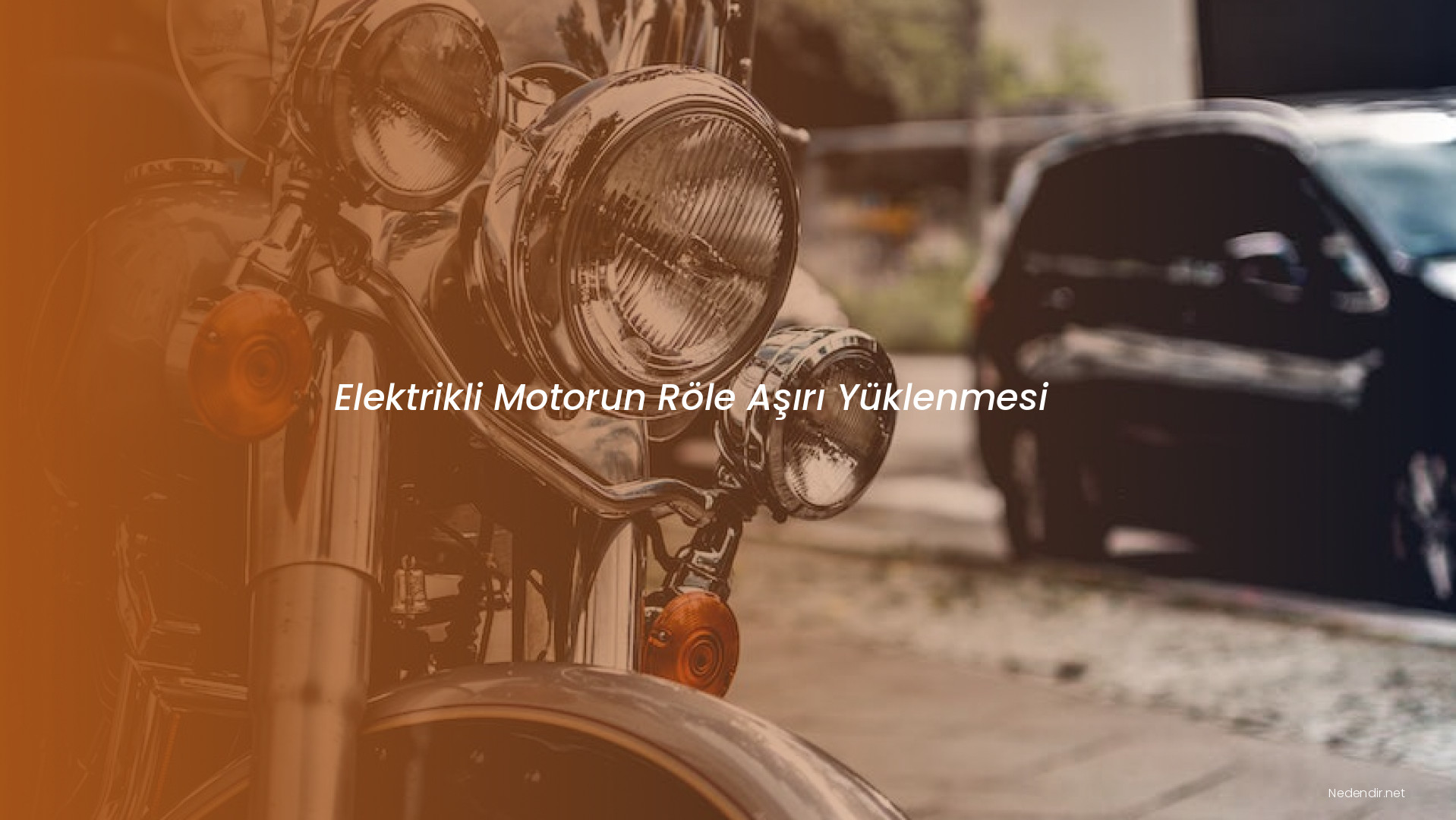 Elektrikli Motorun Röle Aşırı Yüklenmesi