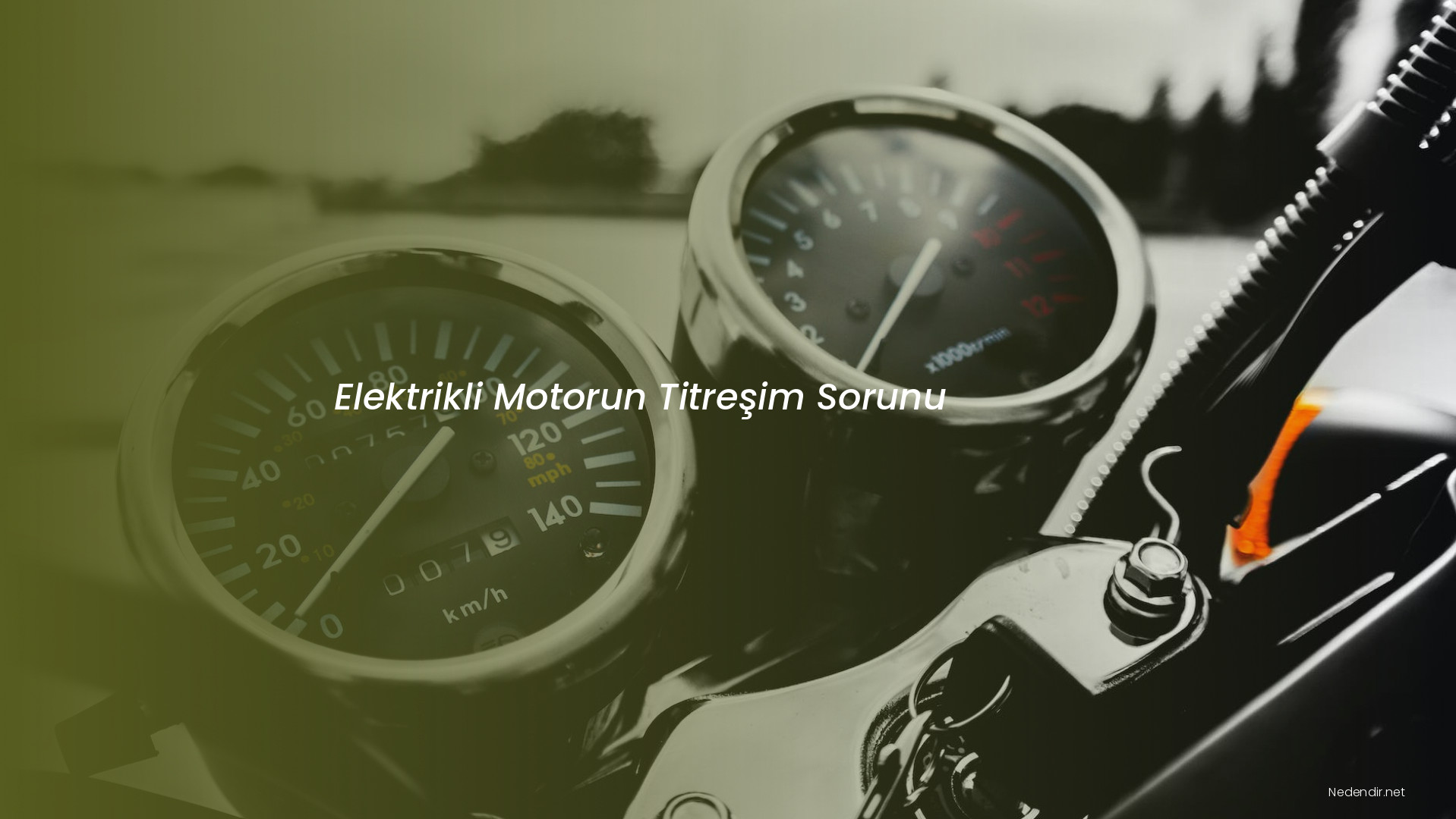 Elektrikli Motorun Titreşim Sorunu