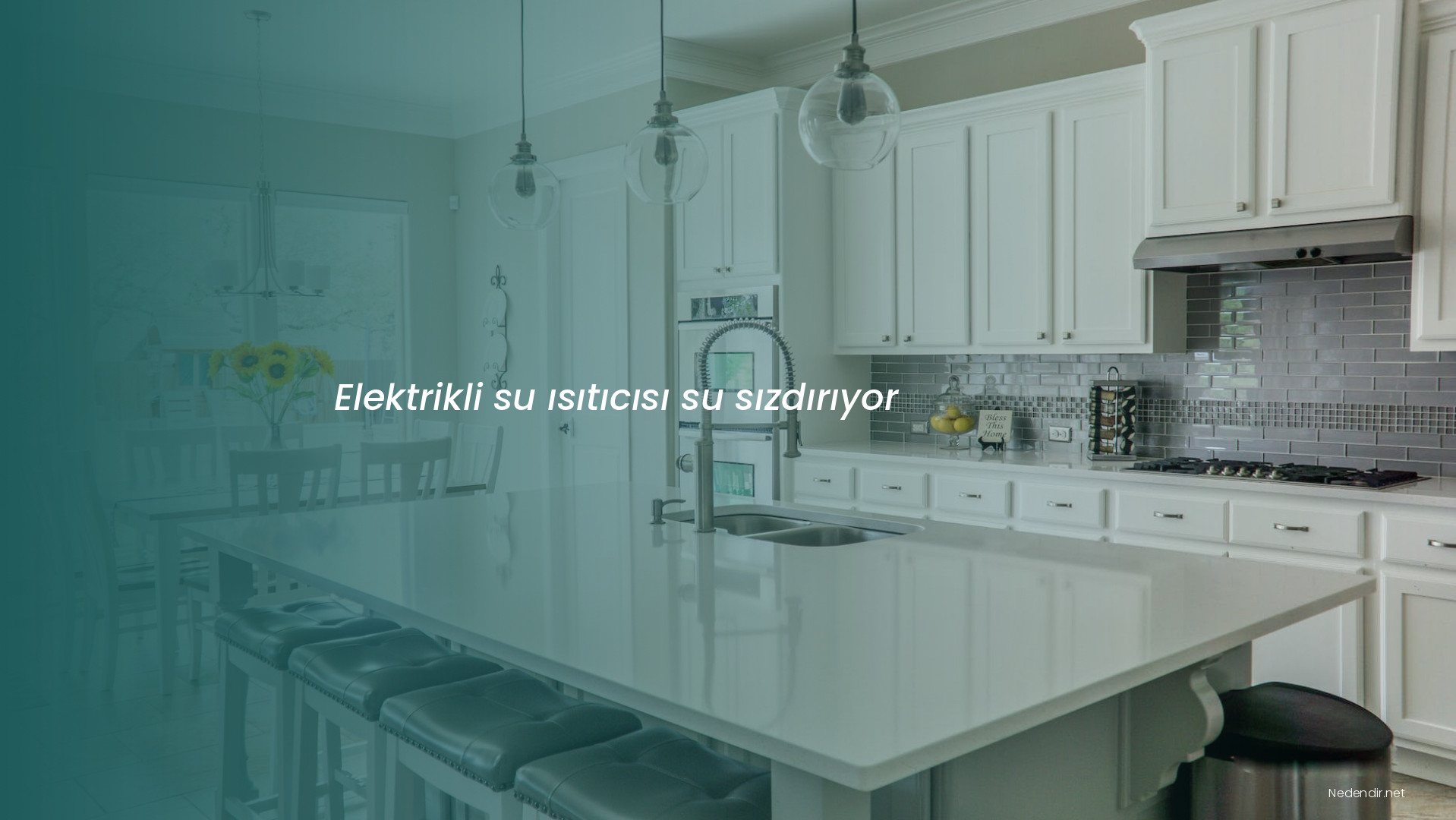 Elektrikli su ısıtıcısı su sızdırıyor