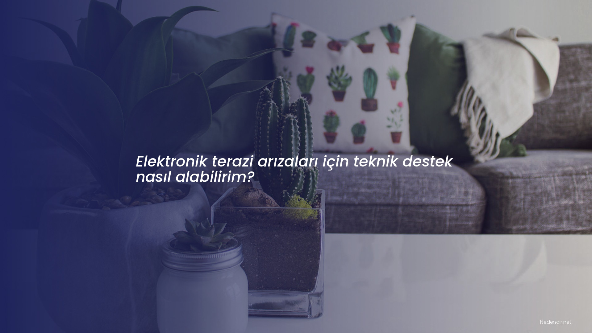 Elektronik terazi arızaları için teknik destek nasıl alabilirim?