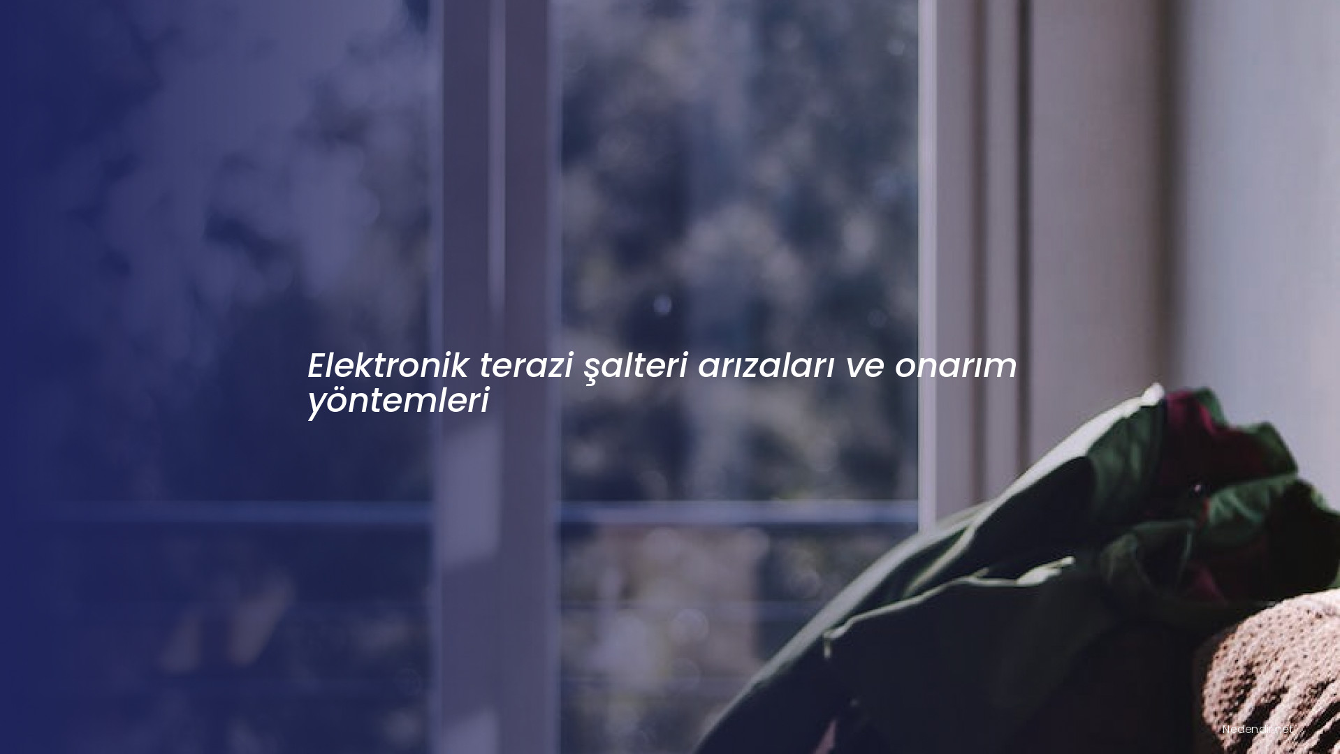 Elektronik terazi şalteri arızaları ve onarım yöntemleri