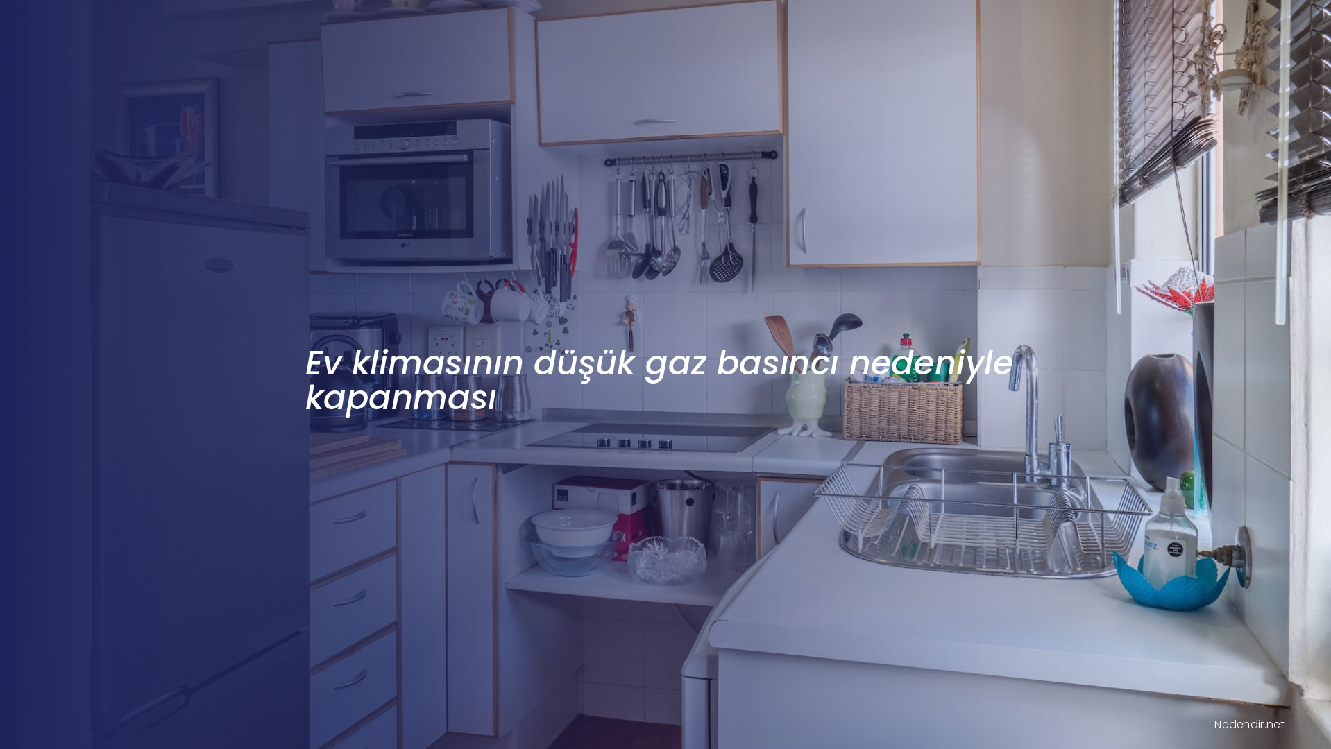 Ev klimasının düşük gaz basıncı nedeniyle kapanması
