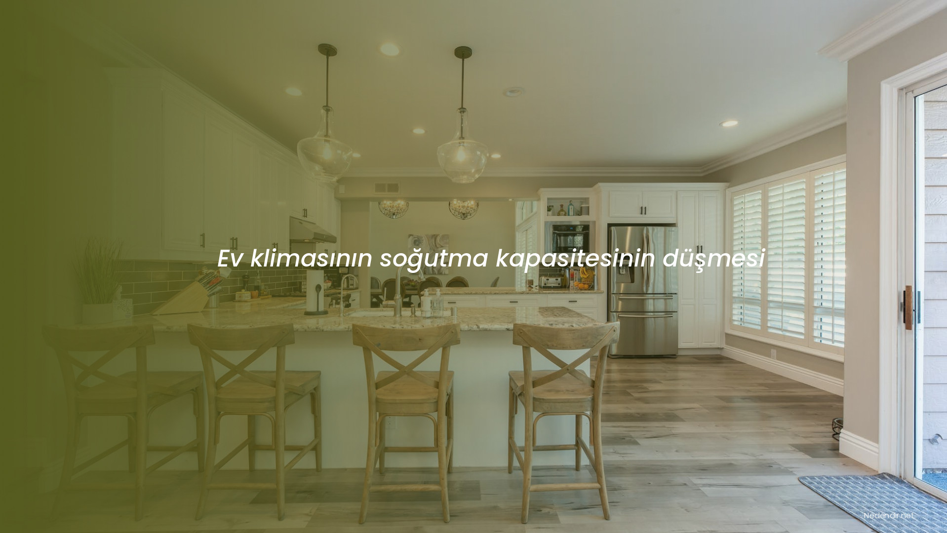 Ev klimasının soğutma kapasitesinin düşmesi