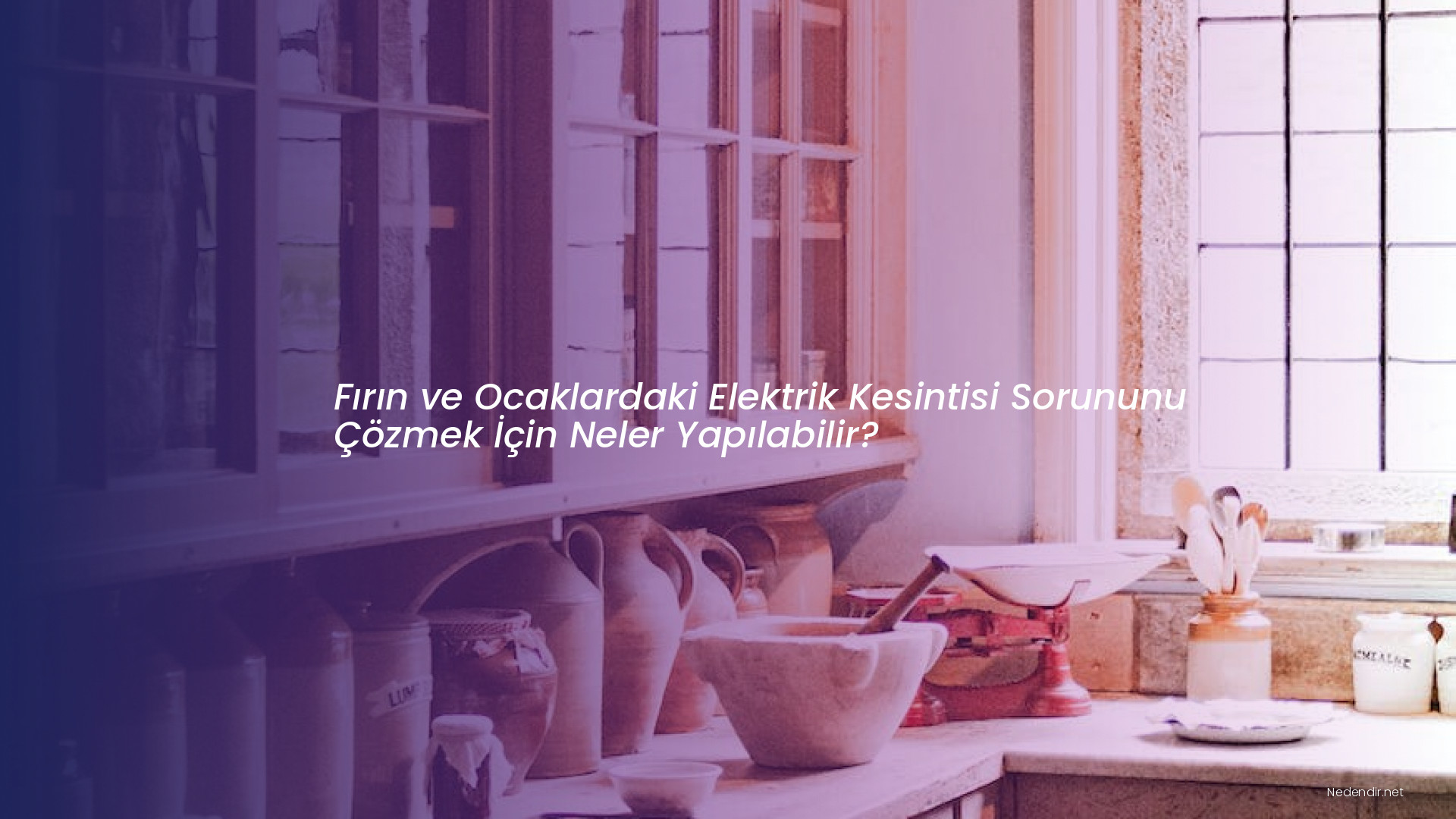 Fırın ve Ocaklardaki Elektrik Kesintisi Sorununu Çözmek İçin Neler Yapılabilir?