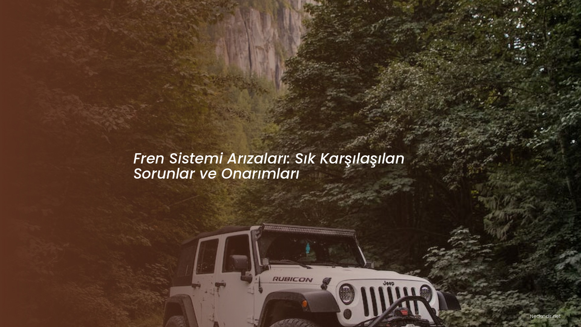 Fren Sistemi Arızaları: Sık Karşılaşılan Sorunlar ve Onarımları
