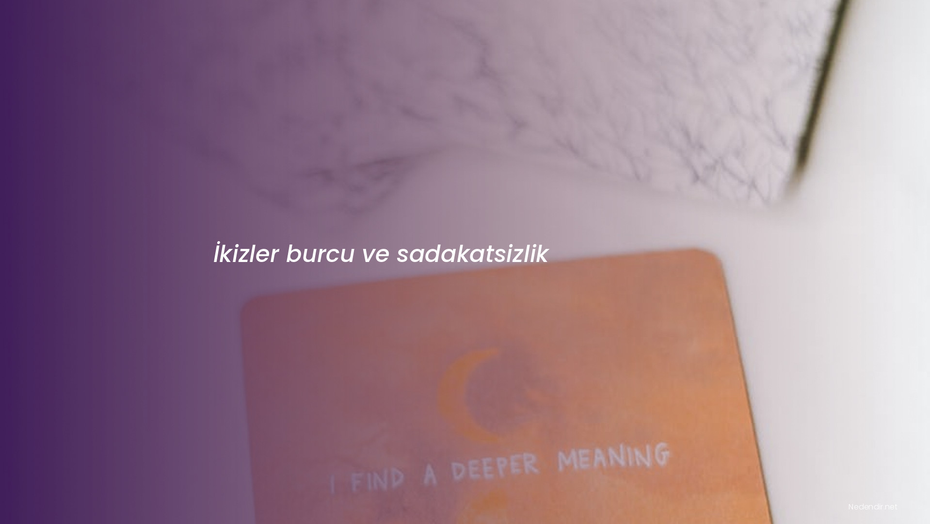 İkizler burcu ve sadakatsizlik İkizler burcu ve sadakatsizlik